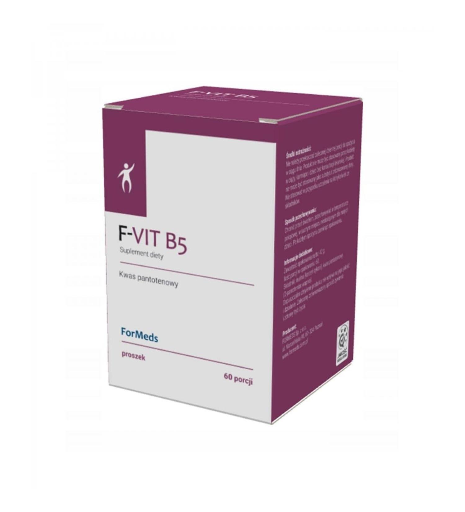 F-Vit B5 Pantothenic Acid 200 mg 60 Servings 42g ForMeds