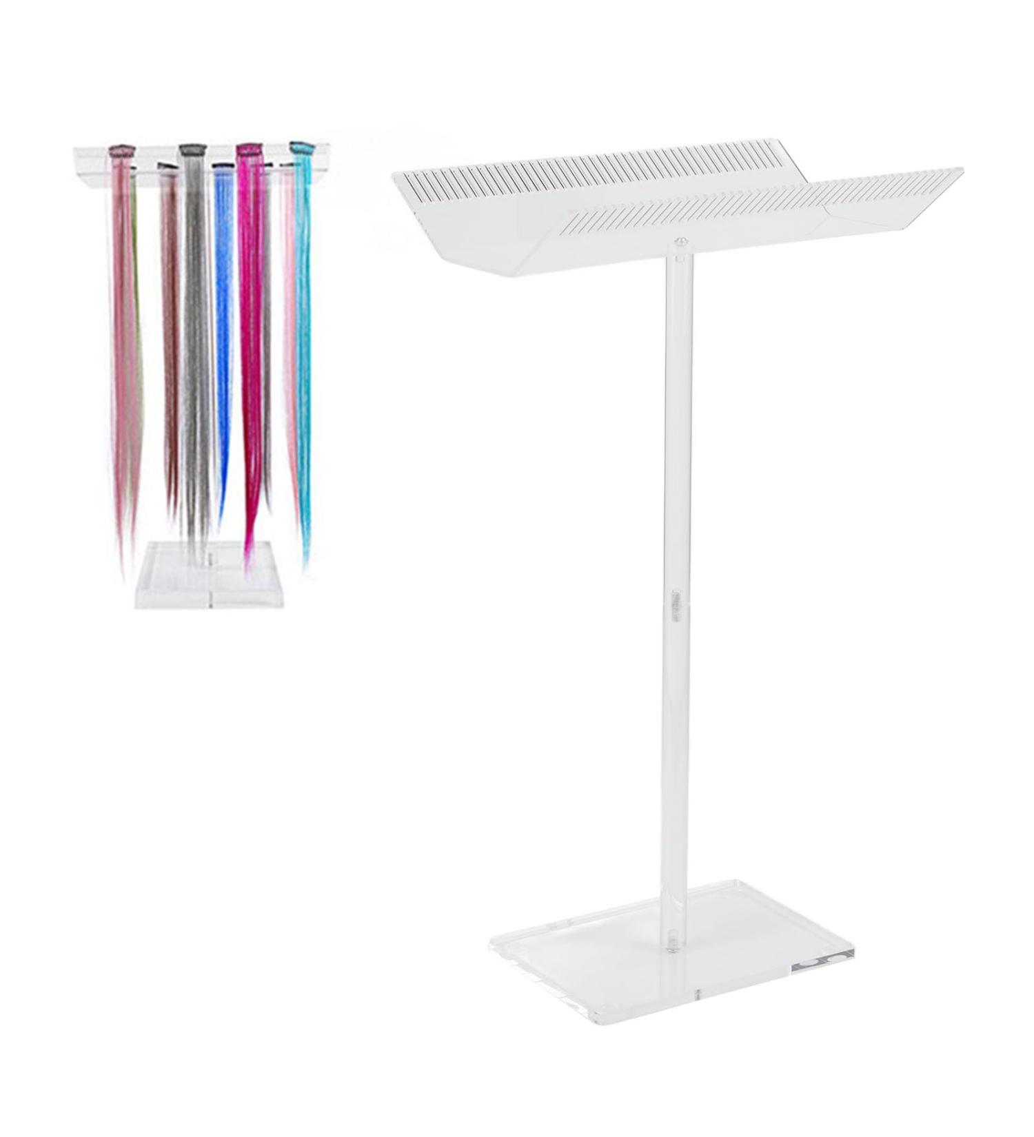 Hair Extension Holder Hair Extension Stand Wigs Styling Tool Hair Hanger Sectioning Display Braiding Hair Separator Stand Hair Extension Separator Holder for Hair Salon Home - Buy Online on GoSupps.com