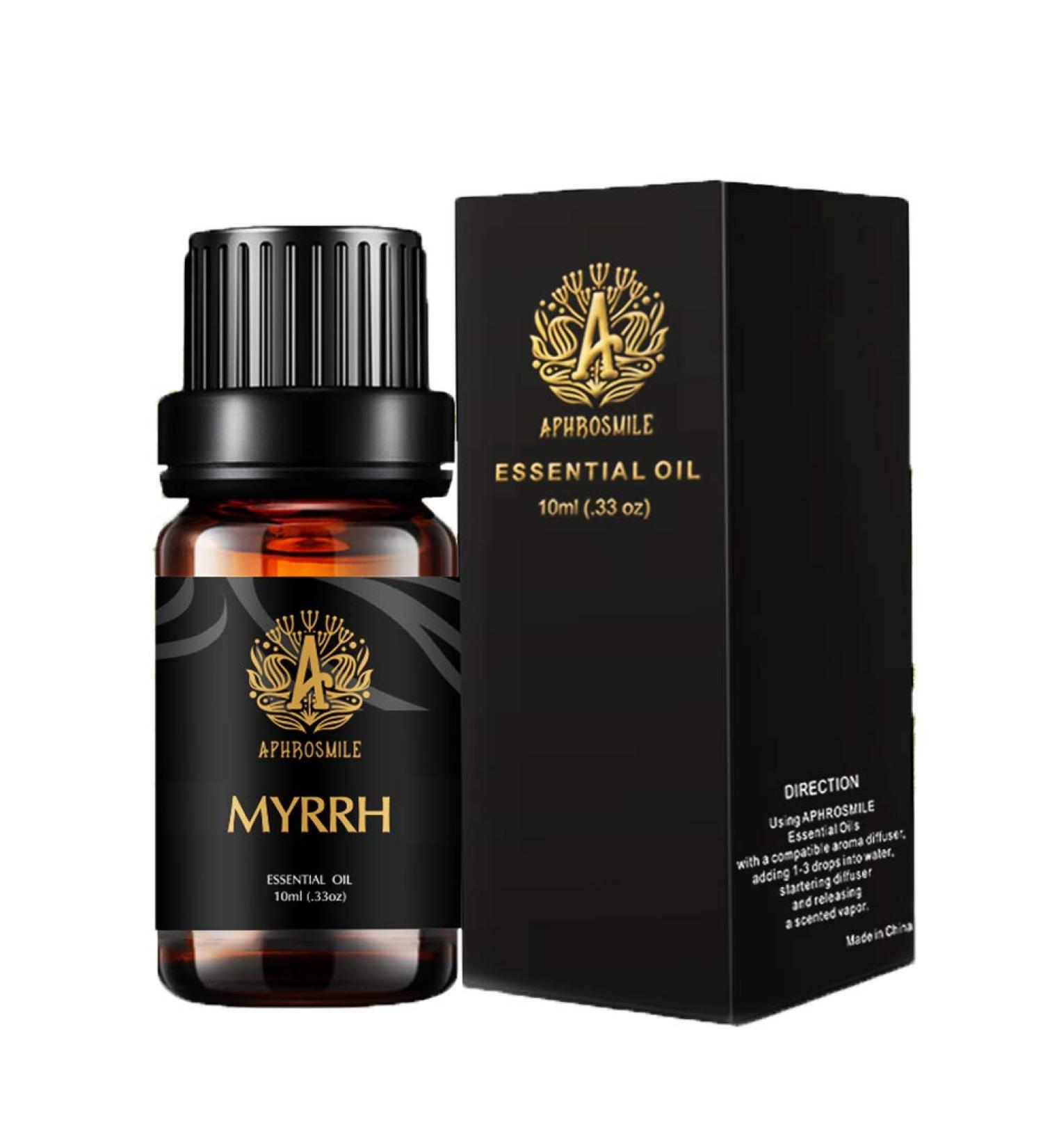 Myrrh Essential Oil - 100% Pure Organic Myrrh Oil for Aromatherapy | Therapeutic-Grade 10mL - Buy Online on GoSupps.com