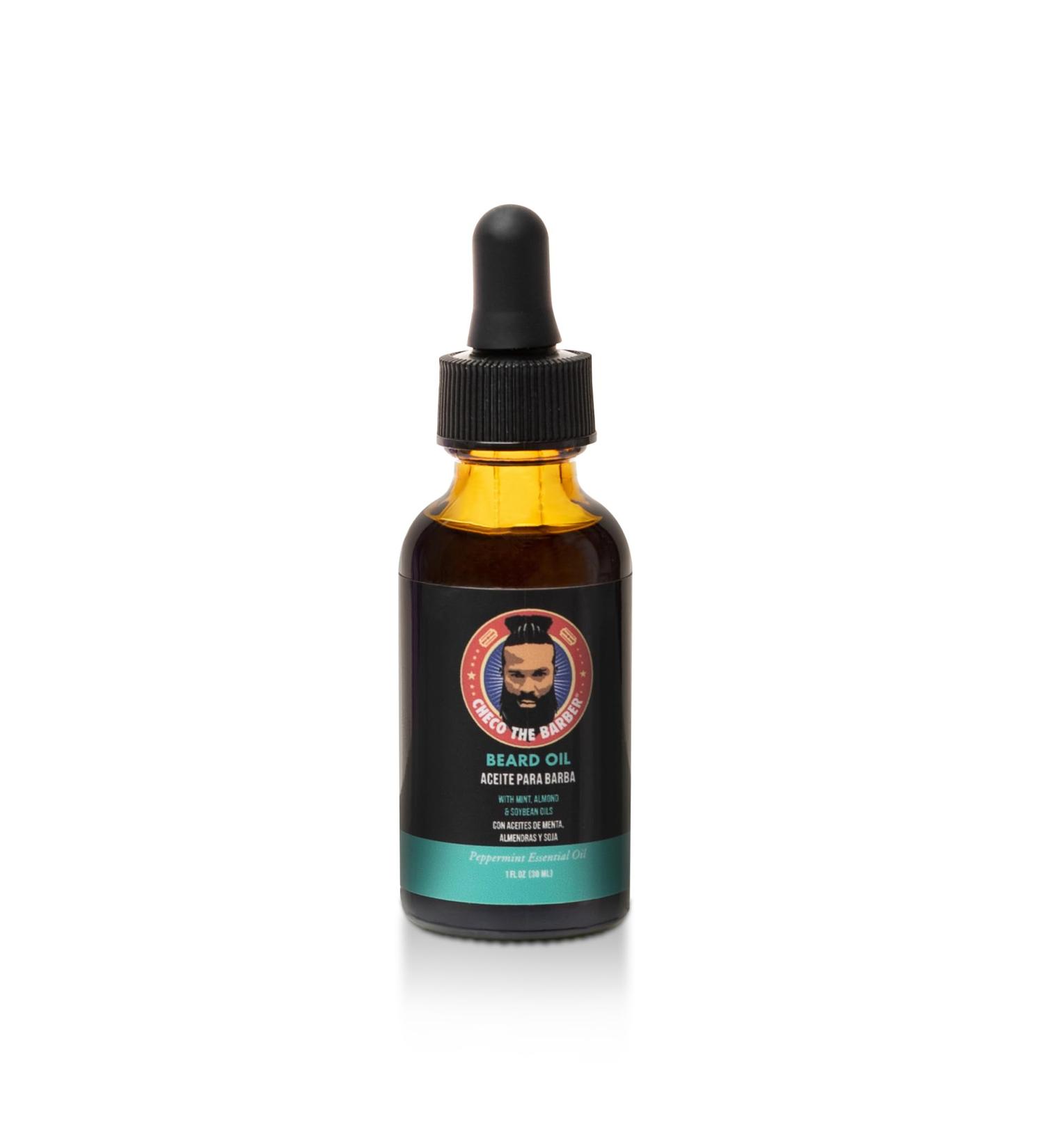 Premium Mint & Almond Beard Oil - Nourishing Soy Oil Formula for Healthy Beards (1 Fl Oz - Buy Online on GoSupps.com
