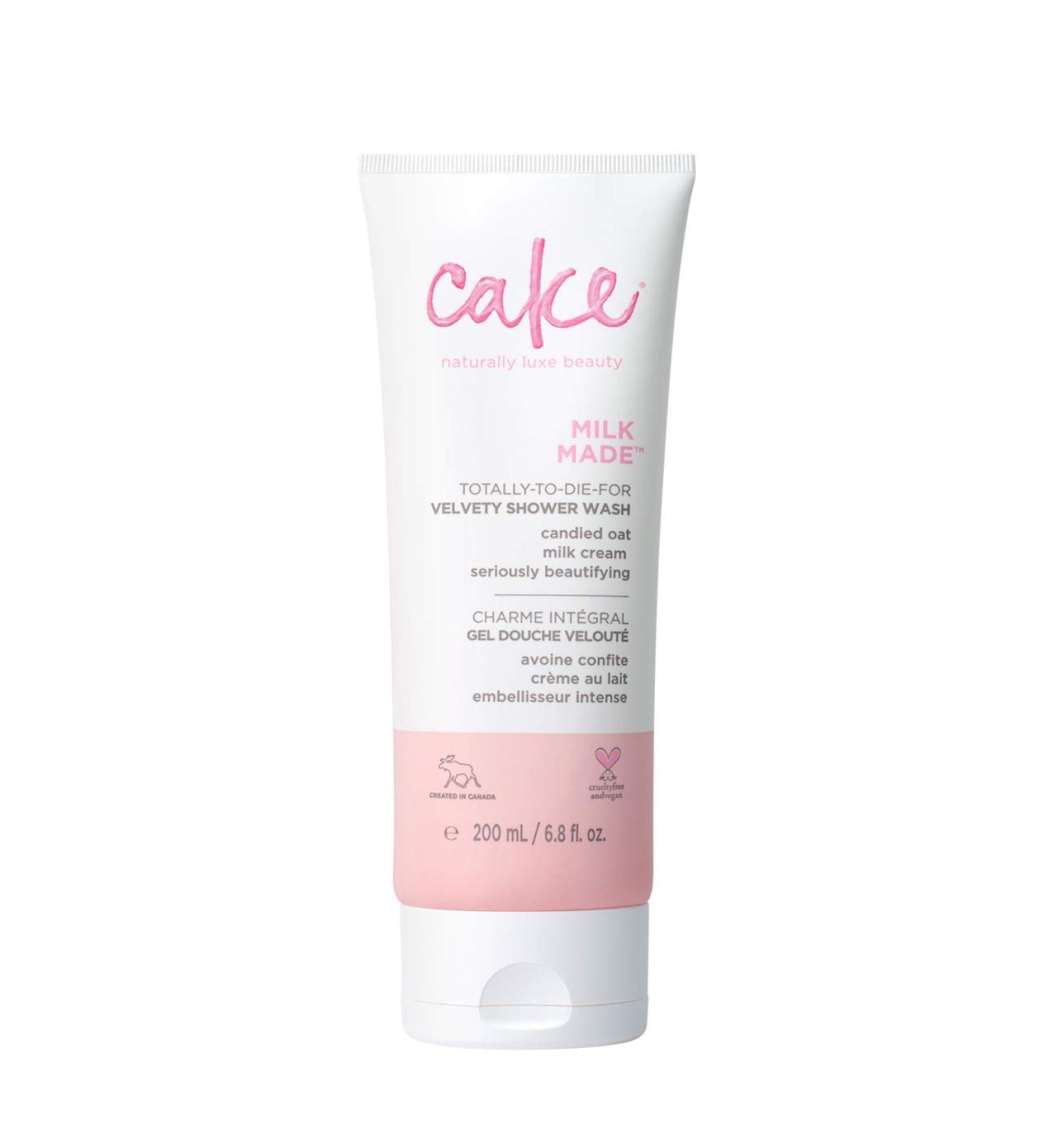 Cake Beauty Milk Made Velvety Shower Wash (Froth) 7 oz - Hydrating Body Cleanser - Buy Online on GoSupps.com