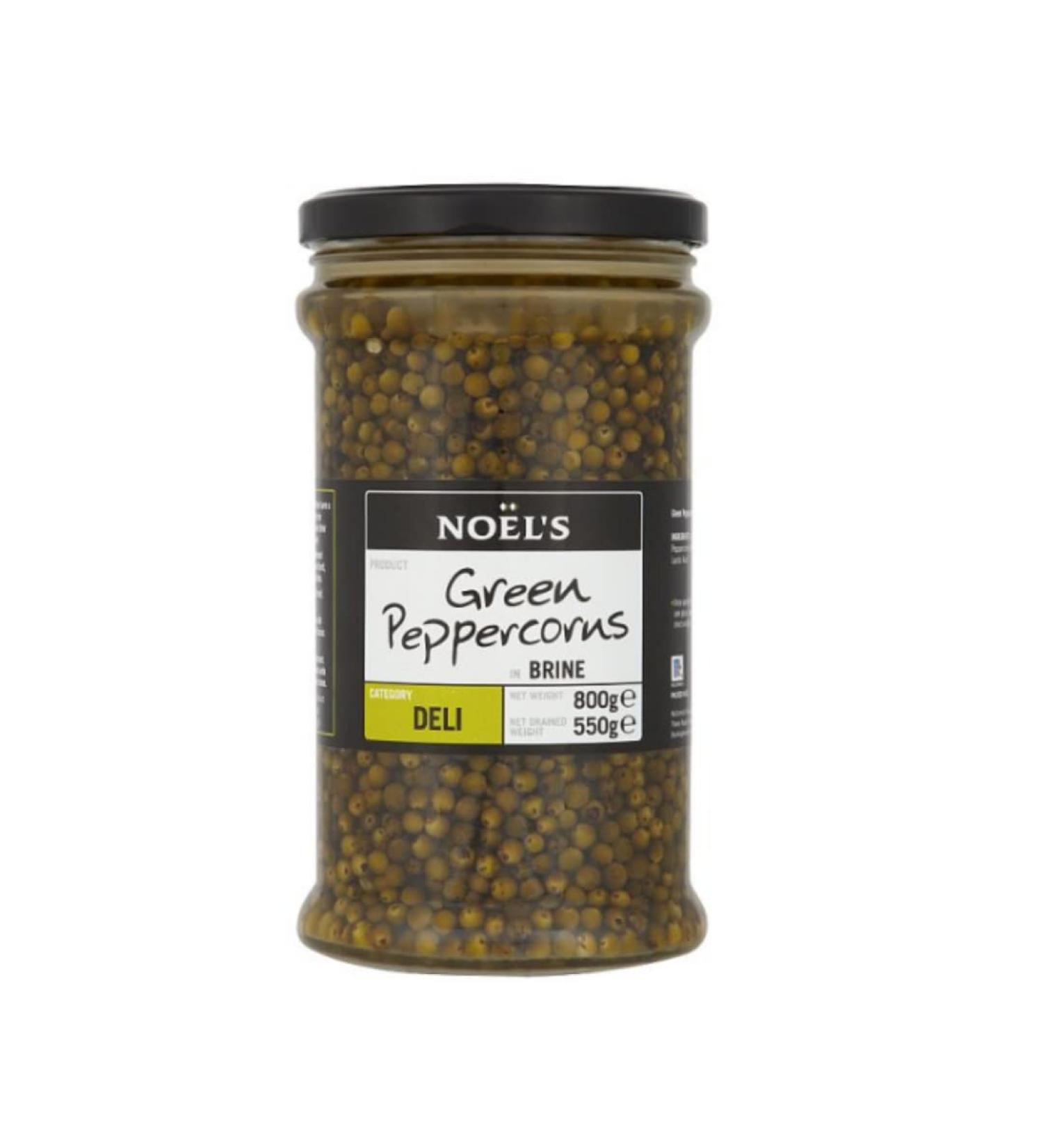 Noel's Green Peppercorns in Brine 800g x 6