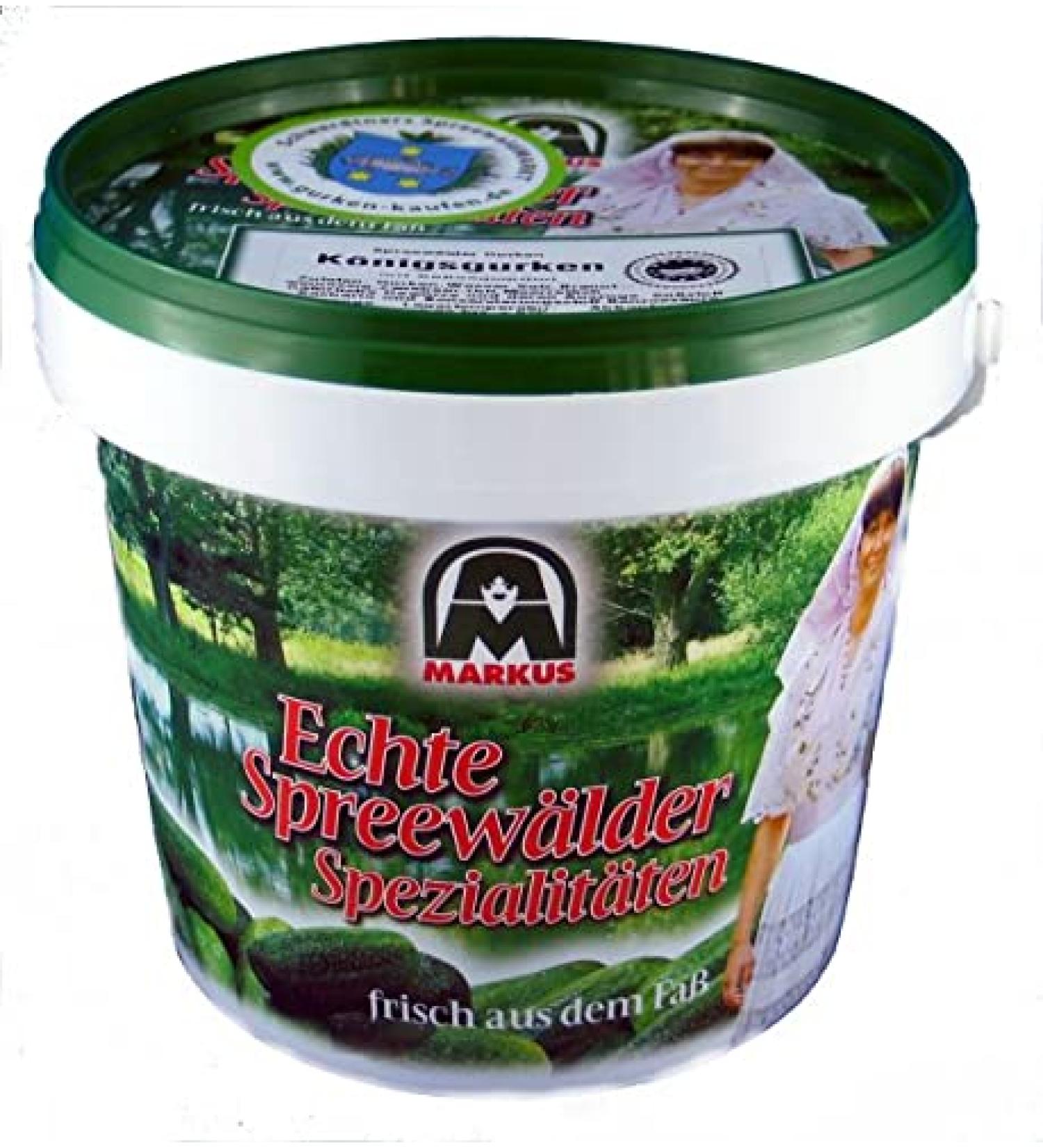 Spreewald king gherkin in a freshness bucket