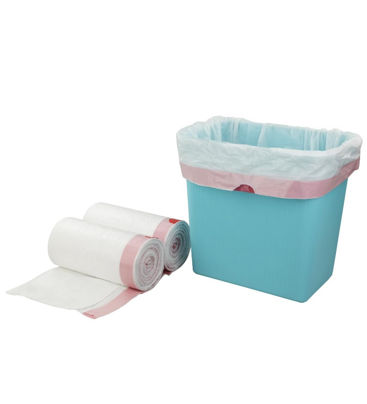 Doryh 6 Gallon White Drawstring Trash Bags/Office Garbage Bags 120 Bags - Buy Online on GoSupps.com