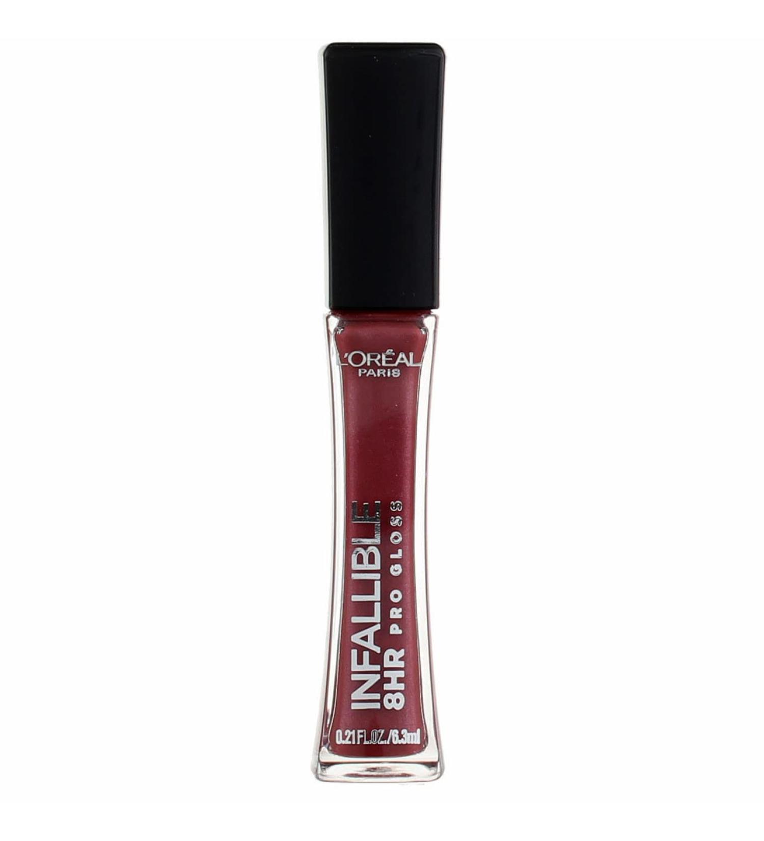 L'Oreal Infallible 8HR Pro Gloss 705 Sangria - Long-lasting Lip Gloss 0.21 fl oz - Buy Online on GoSupps.com