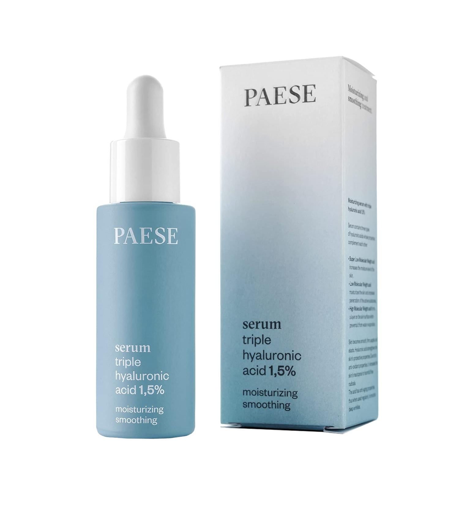Paese Cosmetics Serum with Triple Hyaluronic Acid 1.5% - Hydrating 30ml for Glowing Skin | International Shipping - Buy Online on GoSupps.com