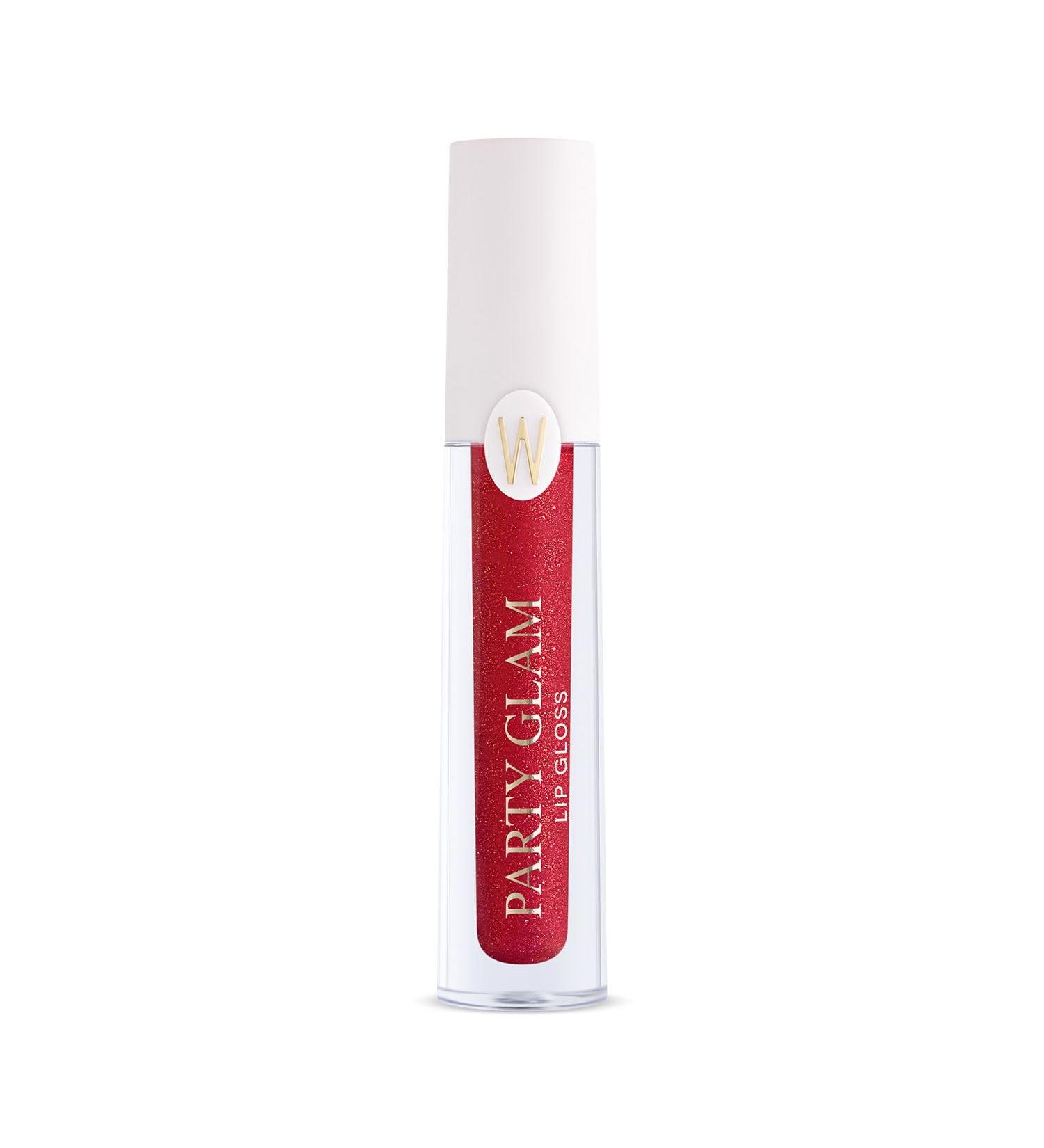 WYCON Cosmetics PARTY GLAM Volumizing Lip Gloss for Shiny and Glamorous Lips - 08 RED COCKTAIL - Buy Online on GoSupps.com