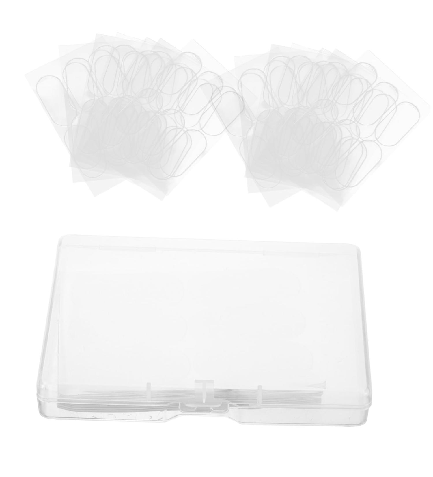 COHEALI 60pcs Elf Ear Stickers - Silicone Vertical Ear Tape for Small Face Orthotics - Transparent 3.7x1.6cm - Buy Online on GoSupps.com