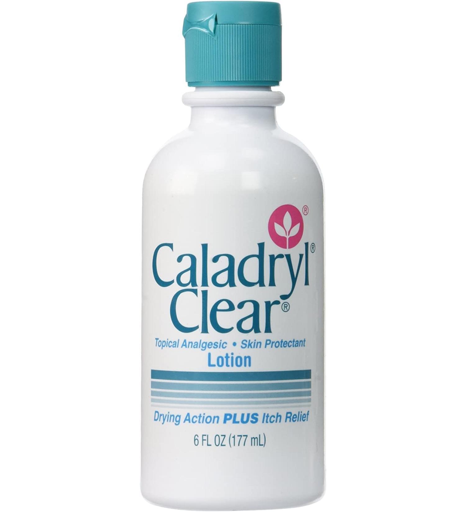 Caladryl Clear Skin Lotion - 6 fl oz | Fast-Acting Relief for Irritated Skin - Buy Online on GoSupps.com