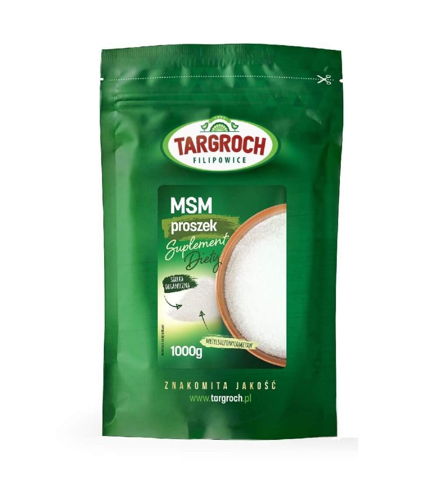 Natural Food MSM organic sulfur powder 1000g Targroch