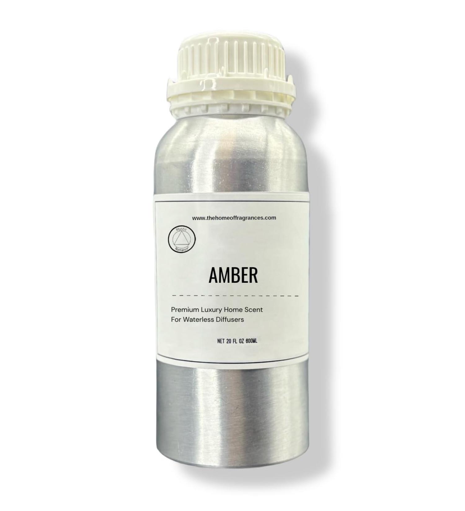 Mystic Romance Amber Aroma Oil Blend Waterless Diffuser Diffuser Aroma Oil Blends Made in USA (600ml) - Buy Online on GoSupps.com