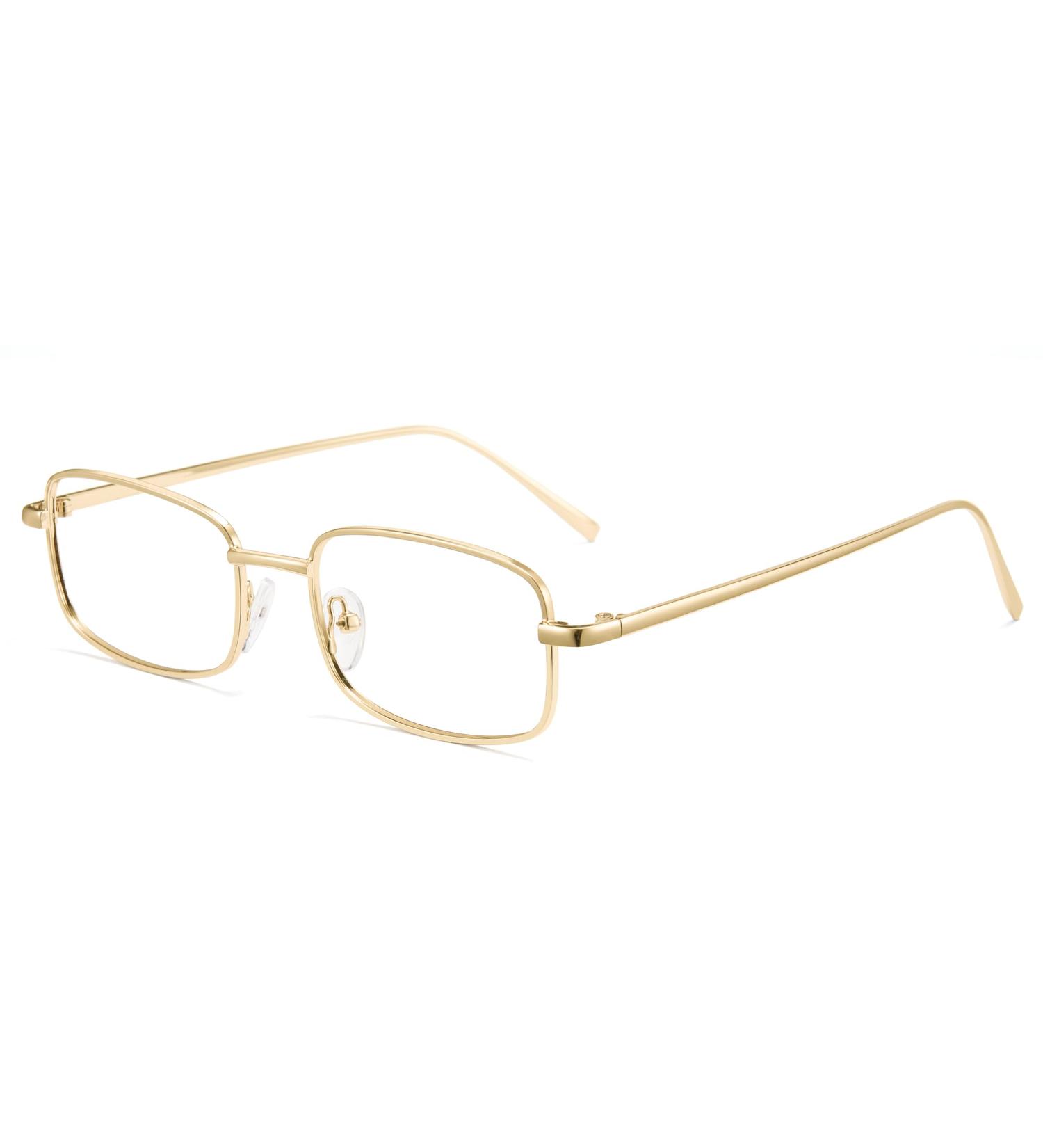 Cyxus Blue Light Filter Glasses for Men & Women - Fashionable Computer & Gaming Safety Glasses - Model 8160 Golden - Buy Online on GoSupps.com
