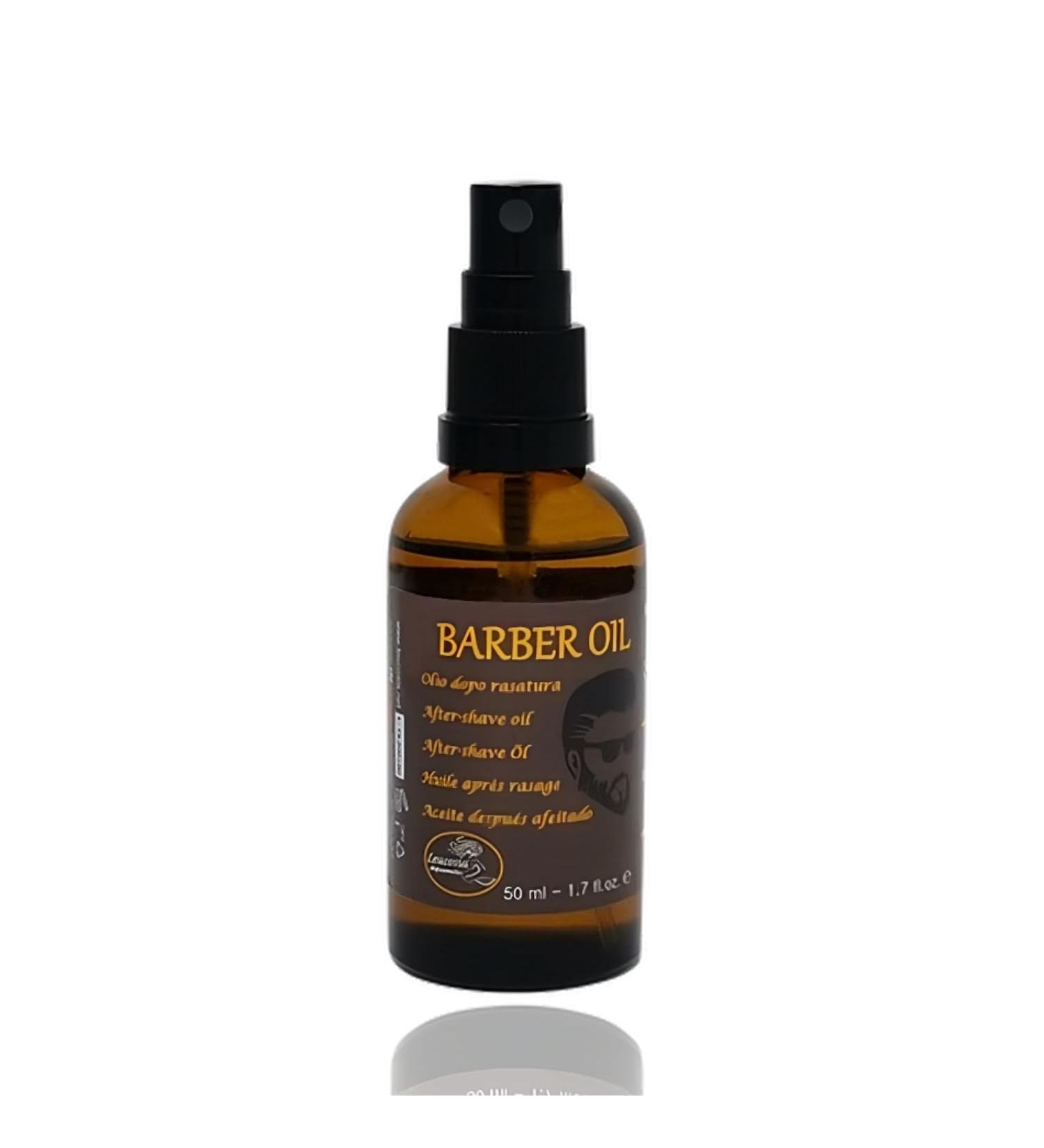  Leucosia Phytocosmetics BARBER OIL - After Shave Oil - Soothing nourishing refreshing firming and hydrating for facial skin after shaving. 100% natural. - Buy Online on GoSupps.com