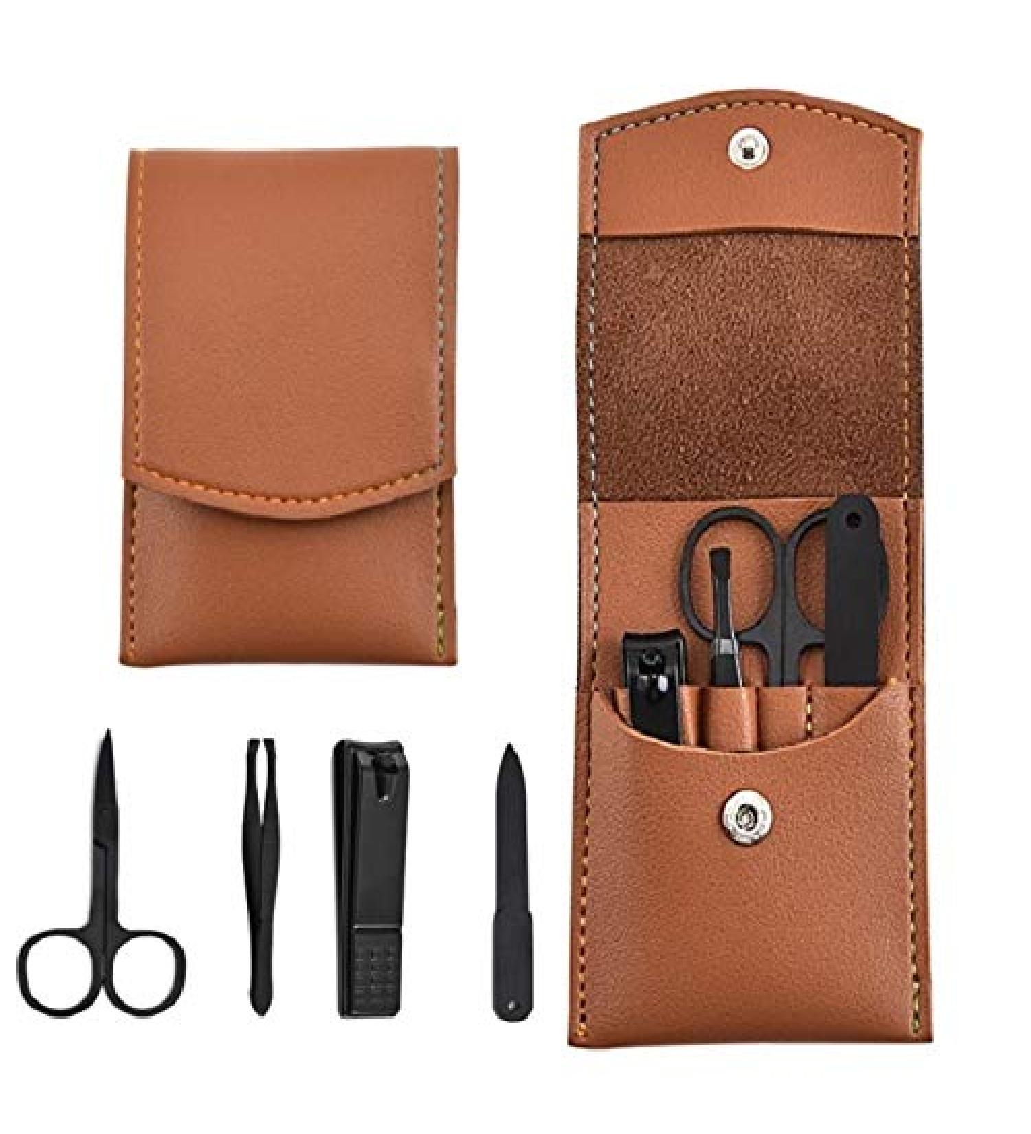 Fingernail Clipper Set Nail Clippers Suit 4-Piece Nail Clippers Nail Scissors Fold Bag-Beauty Manicure Nail File Tool Nail Grooming Kits (Color : Gris) - Buy Online on GoSupps.com