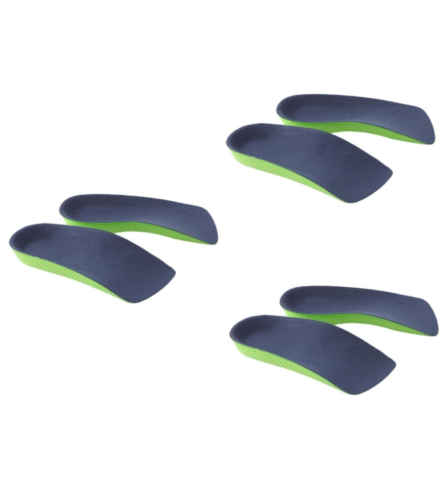 Buy Mobestech 3 Pairs O Legs Orthotics - Ear Cleaning Splint Inserts Half Shoe Lifts & Arch Support Pads for Men - Best Plantar & Heel Pain Relief - Buy Online on GoSupps.com