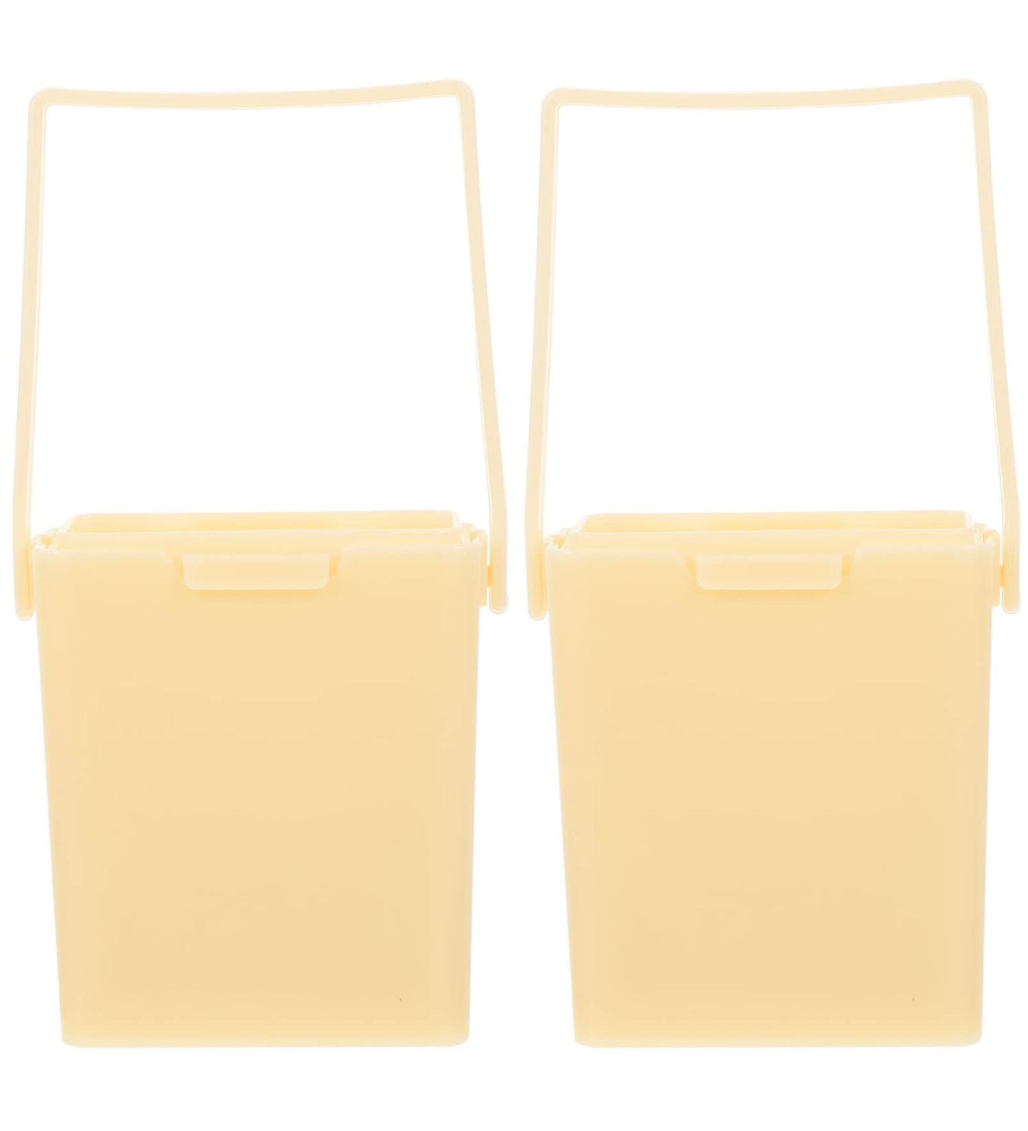 Frcolor 2ST Pencil Bucket Brush Basin - Compact Holder for Acrylic & Watercolor Brushes | Artist Brush Cleaner - Buy Online on GoSupps.com