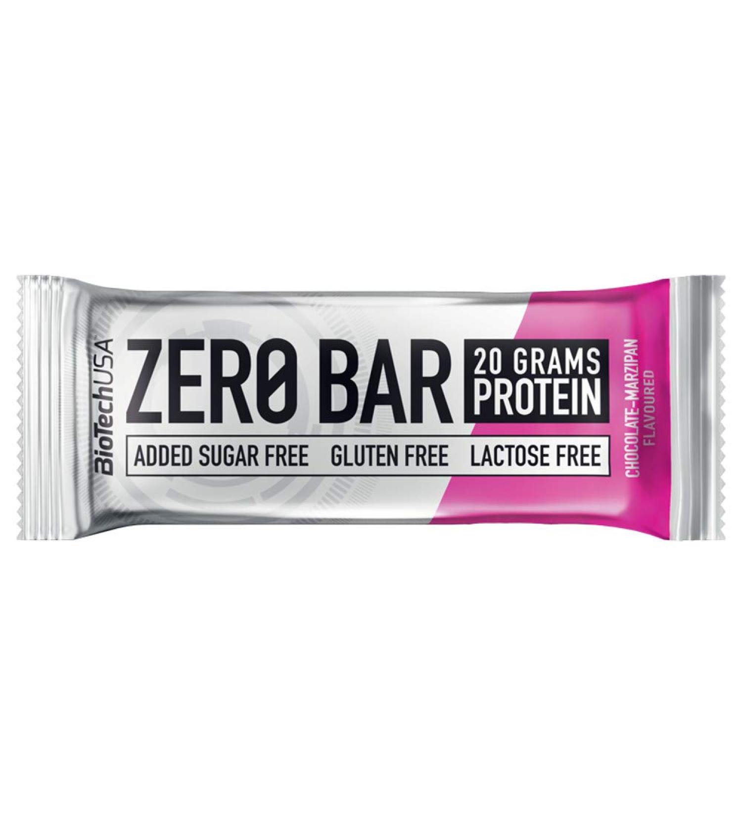 BioTechUSA BioTech USA - Zero Bar 10 x 50 g Chocolate-Mazapan