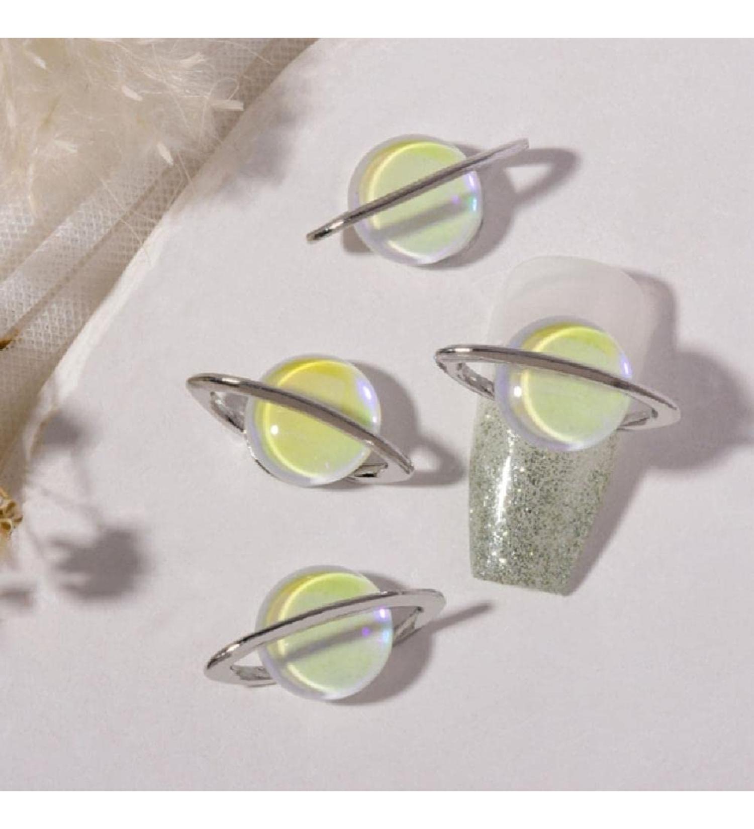 Metal Nail Studs Nail Art Gems 3D Nail Charms Saturns Shape Nail Art Decorations Nail Rhinestones For Manicures Designs Planet Nail Charms For Acrylic Nails Planet Nail Charms 3D Nail Charms With Nail - Buy Online on GoSupps.com