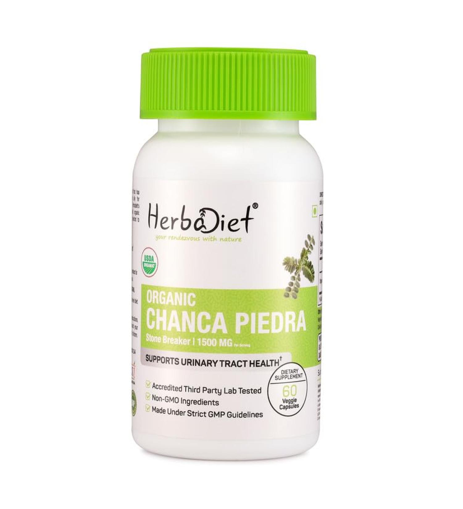 Organic Stone Breaker Chanca Piedra 400mg Capsules | Kidney Cleanse & Gallbladder Support | Detox Urinary Tract - Buy Online on GoSupps.com