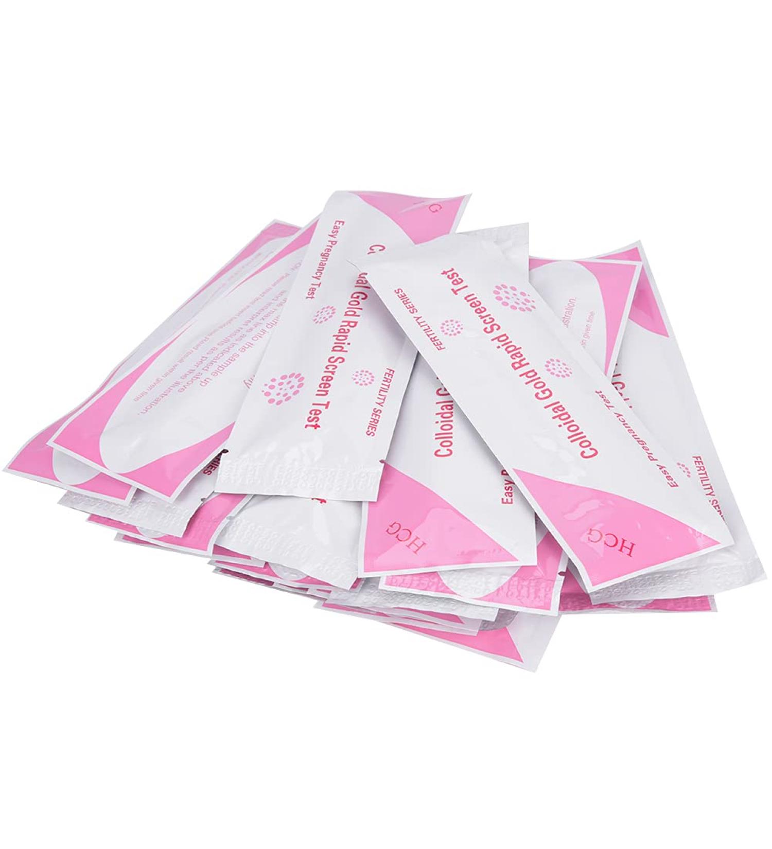 20-Pack HCG Early Pregnancy Test Strips - Accurate Home Urine Test for Women | Fast Results - Buy Online on GoSupps.com