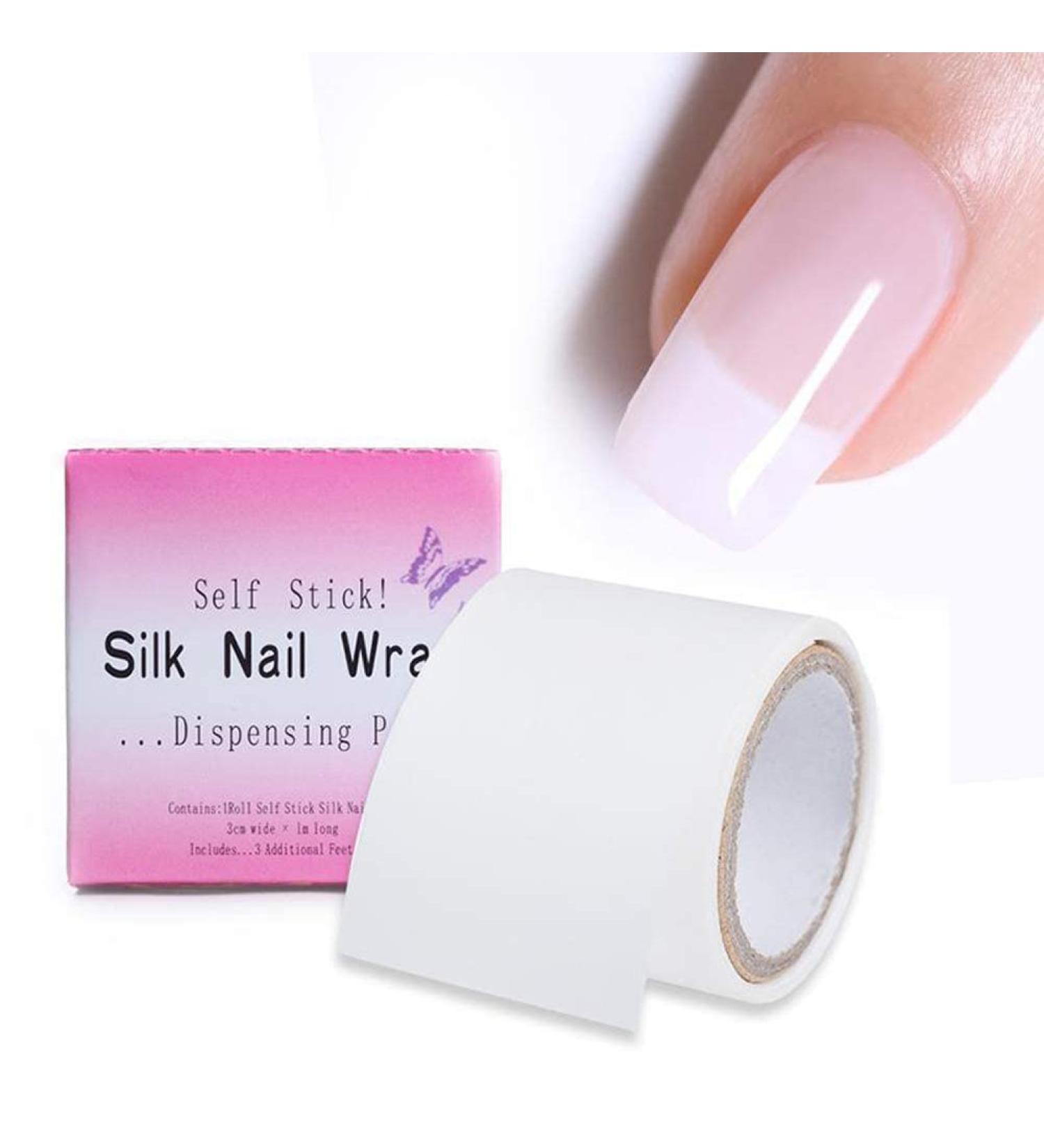 AKOAK Nail Repair Fiberglass Wrap - Reinforcing Silk Paste UV Gel & Acrylic Nail Art Extension for Home & Salon - Buy Online on GoSupps.com