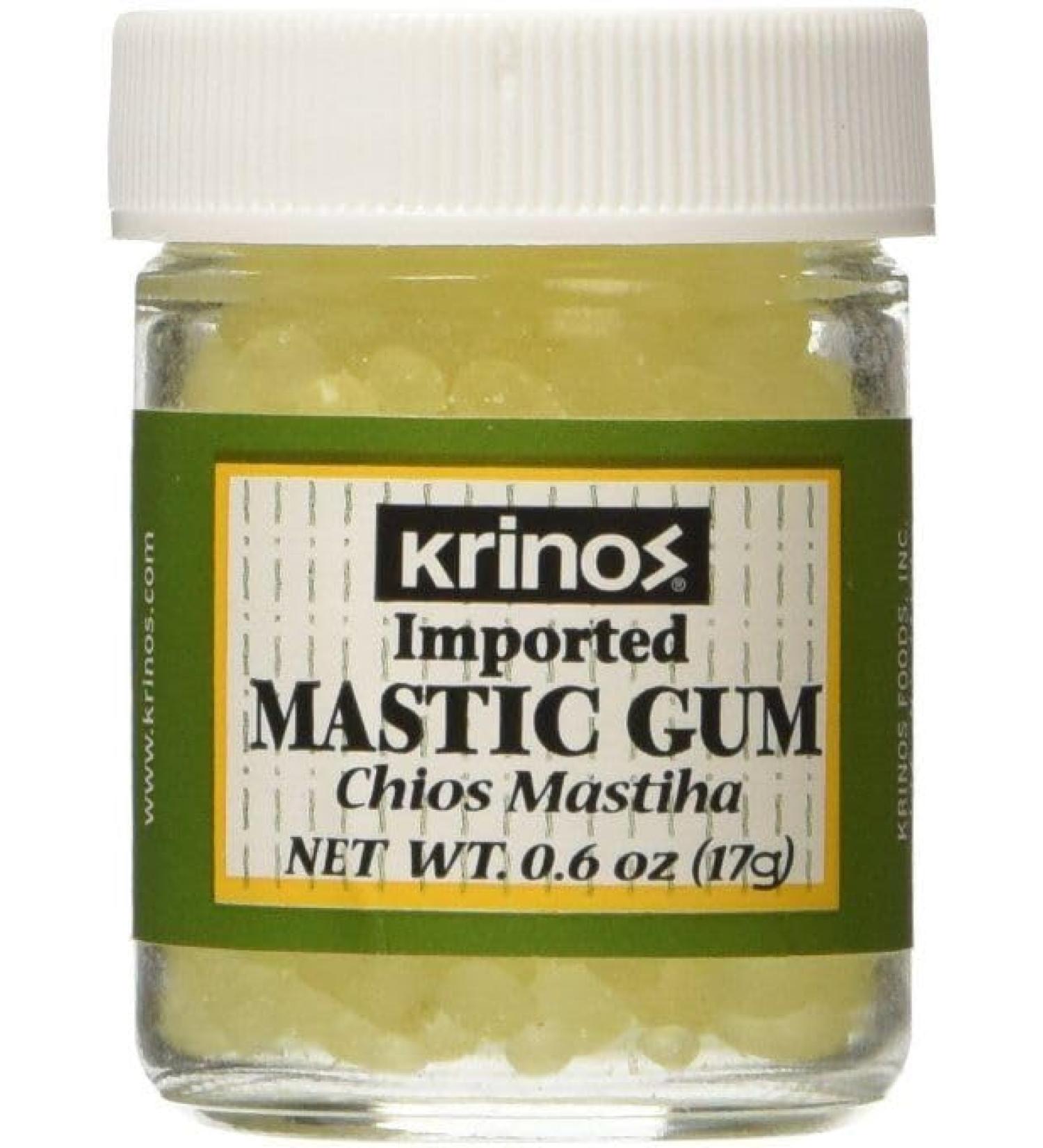 Mastic Gum (Chios Mastiha) .6oz (17g) jar BY Krinos