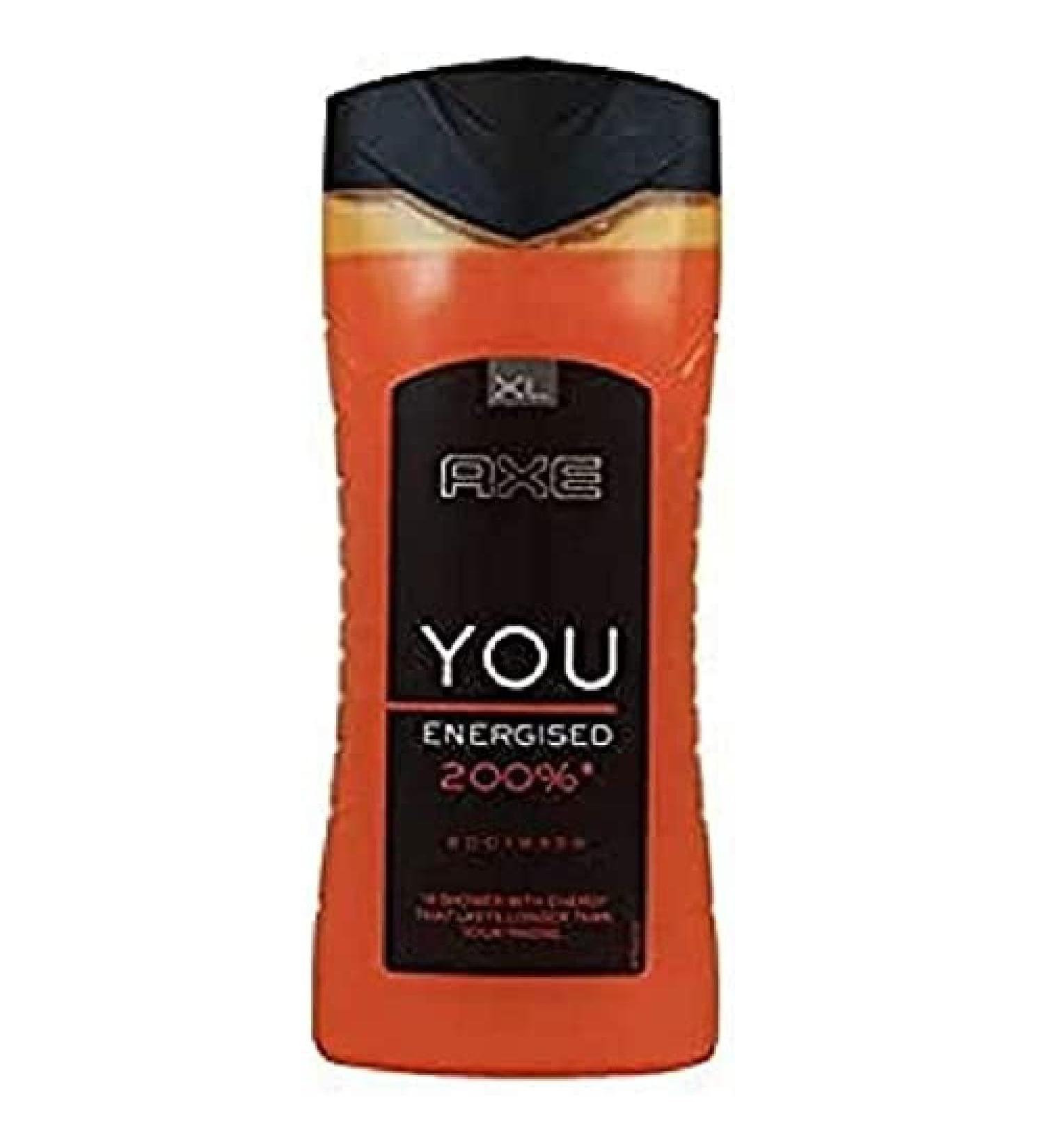 Axe You Energised 200% Gel De Ducha 400Ml