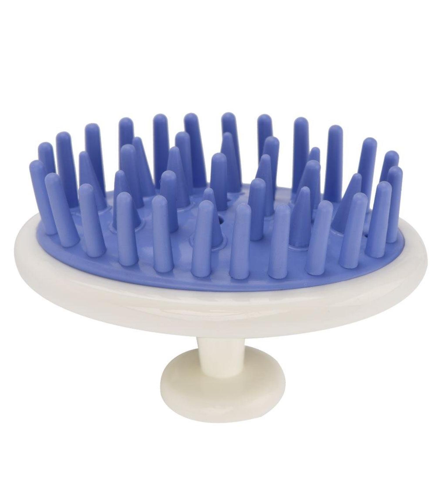 Buy Purple Scalp Massage Device - Anti-Slide Silicone Hair Brush for Scalp Care & Pet Grooming | International Shipping Available - Buy Online on GoSupps.com
