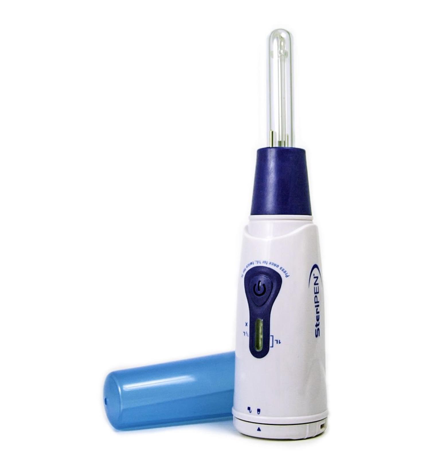 SteriPen Classic 3 UV Water Purifier and 40 micron Pre-Filter bundle,White