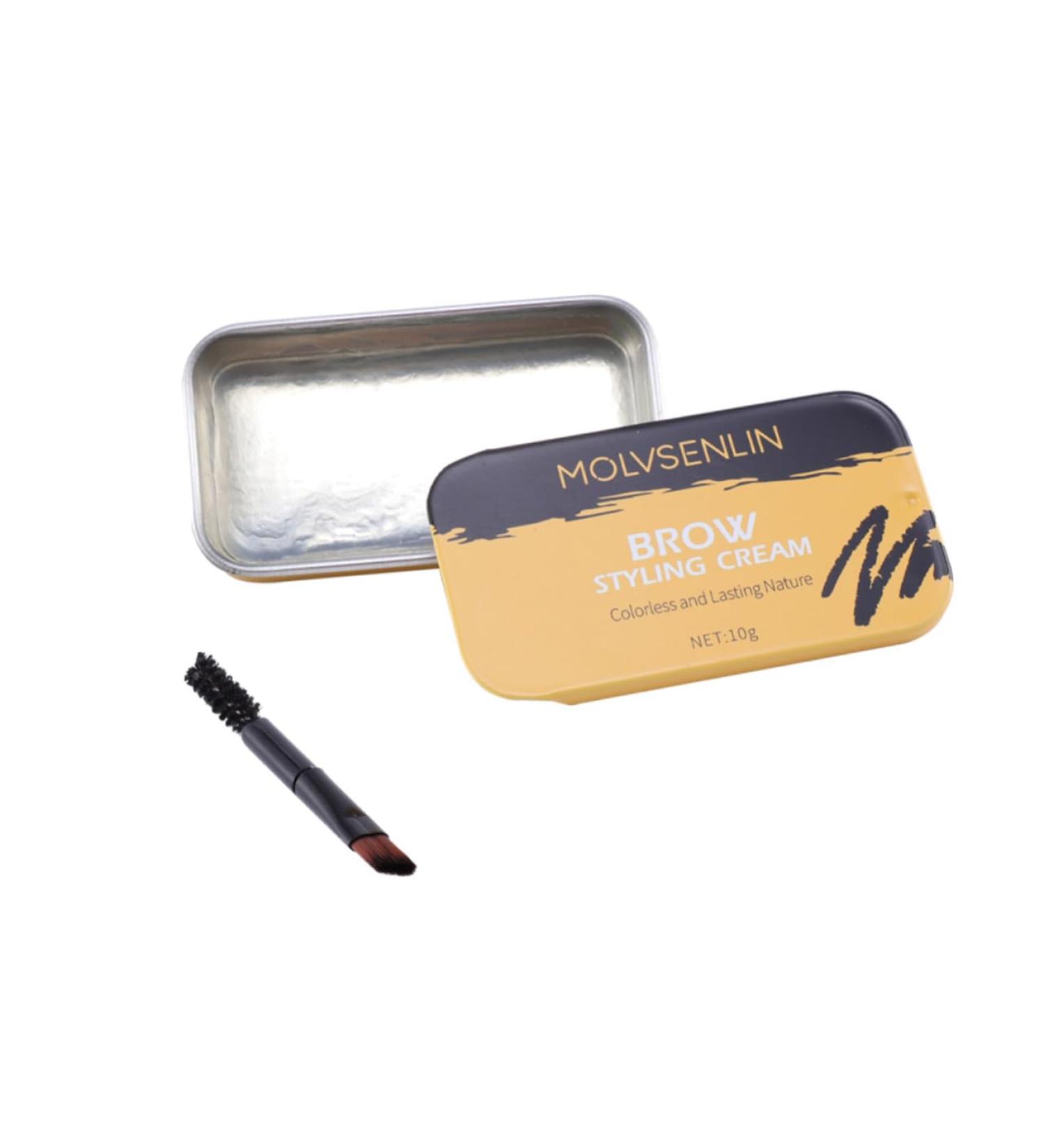 WOONEKY 2 Pcs Eyebrow Styling Cream Wax and Eyebrow Wax Stick Eyebrow Shaper Kit Eyebrow Soap Clear Brow Wax - Buy Online on GoSupps.com