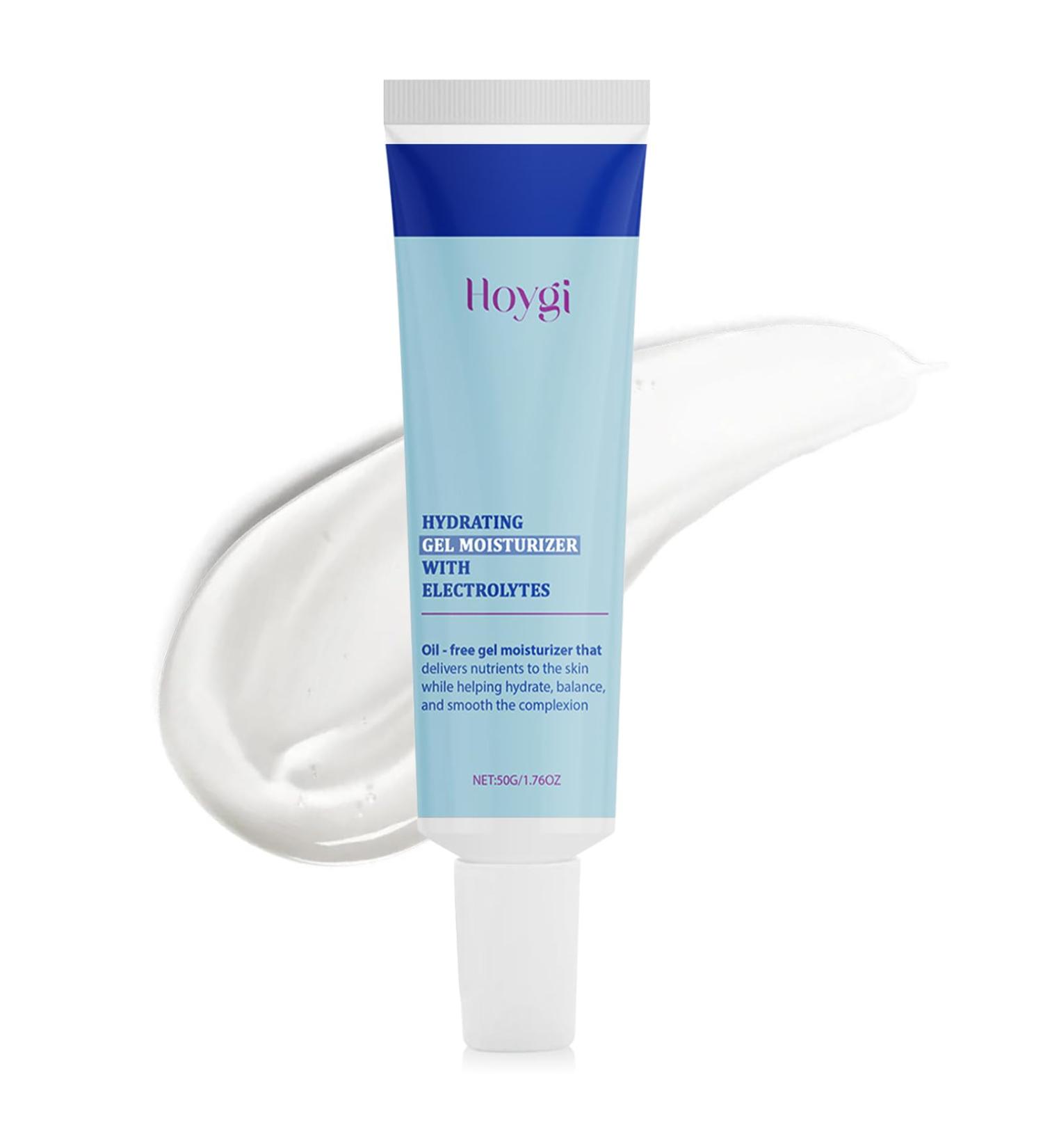 Henjunu Hydrating gel cream 50 g gel moisturizer for face oilfree moisturizer with electrolytes to hydrate balance and smooth the skin - Buy Online on GoSupps.com