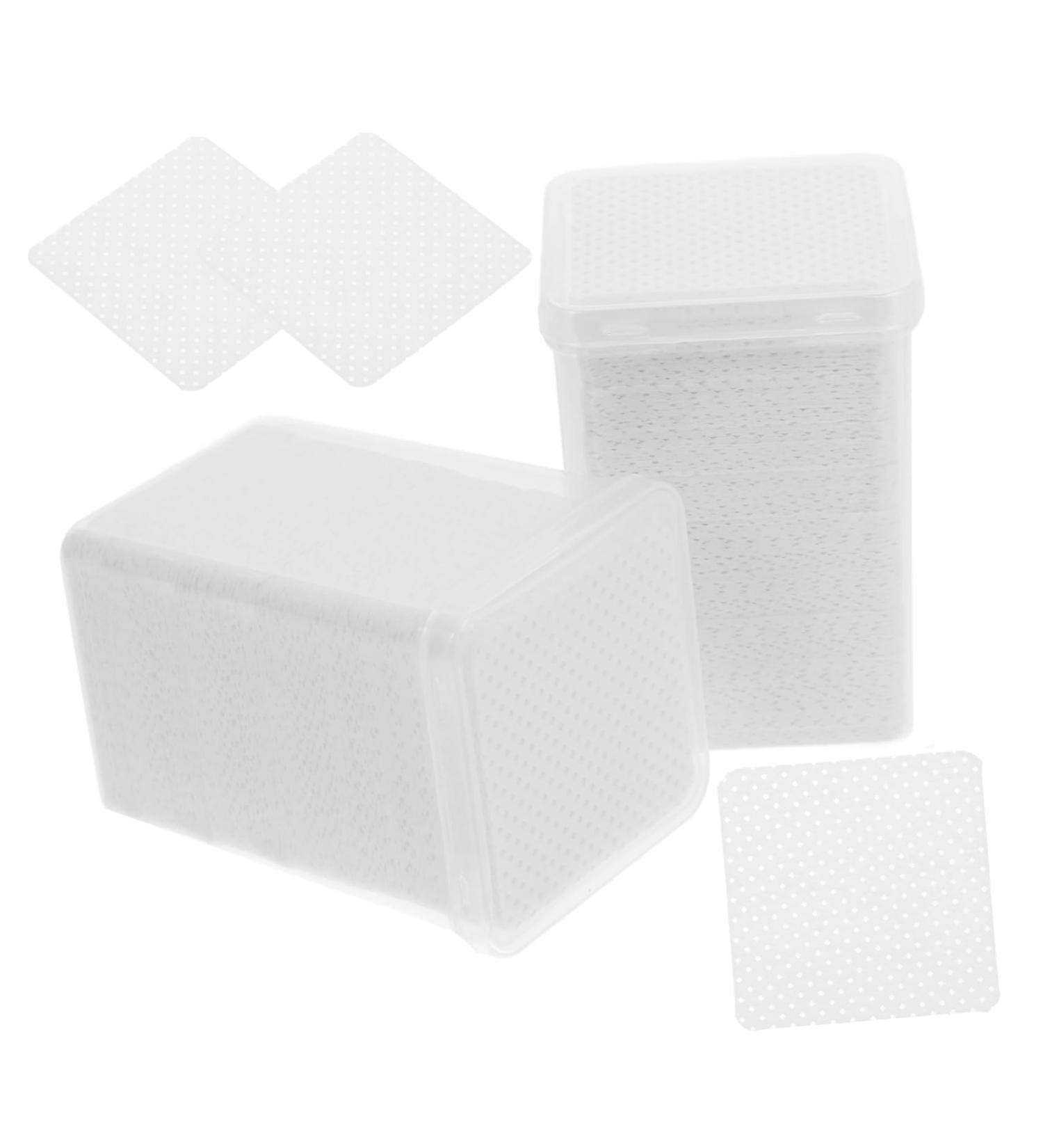 2 Boxes Nail Wipes Gel Nail Polish Travel Wipes Cleaning Wipes Nail Remover Pads Polish Remover Pads for Nail Polish Removal Glue Wipes Lash Extensions Nail Pads White Cotton Healeved 4.80X4.80X0.10CM White - Buy Online on GoSupps.com