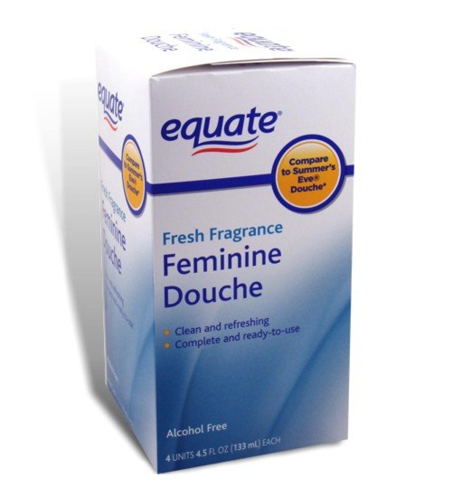 Equate - Feminine Douche Fresh Fragrance 4 Units 4.5 fl oz each (Compare to Summer's Eve)