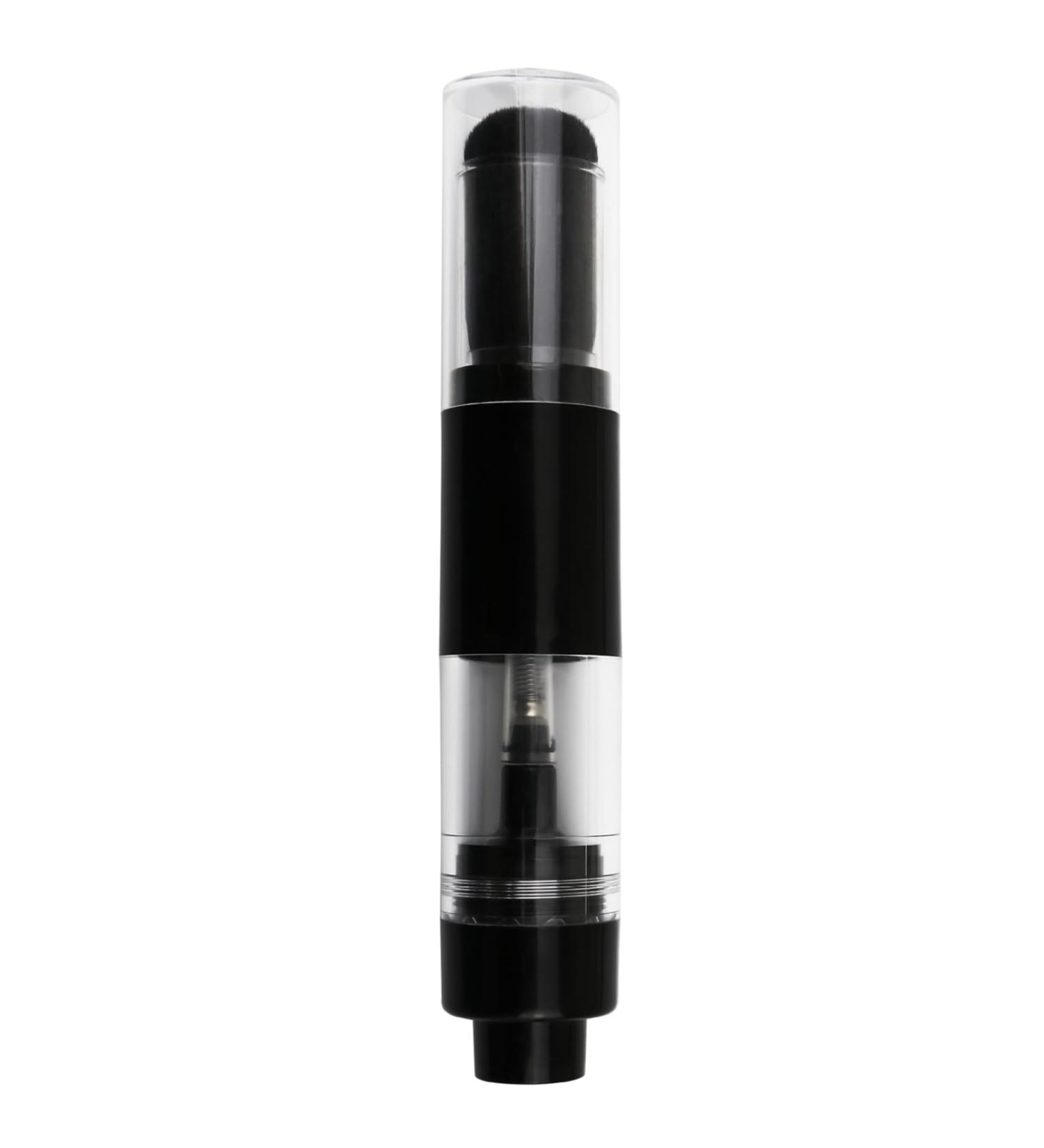 Refillable Powder Brush 2-in-1 Retractable Makeup Brush with Refillable Loose Powder Bottle Manual Press Automatic Makeup Brushes for Color Highlight Contour Blush Powder - Buy Online on GoSupps.com