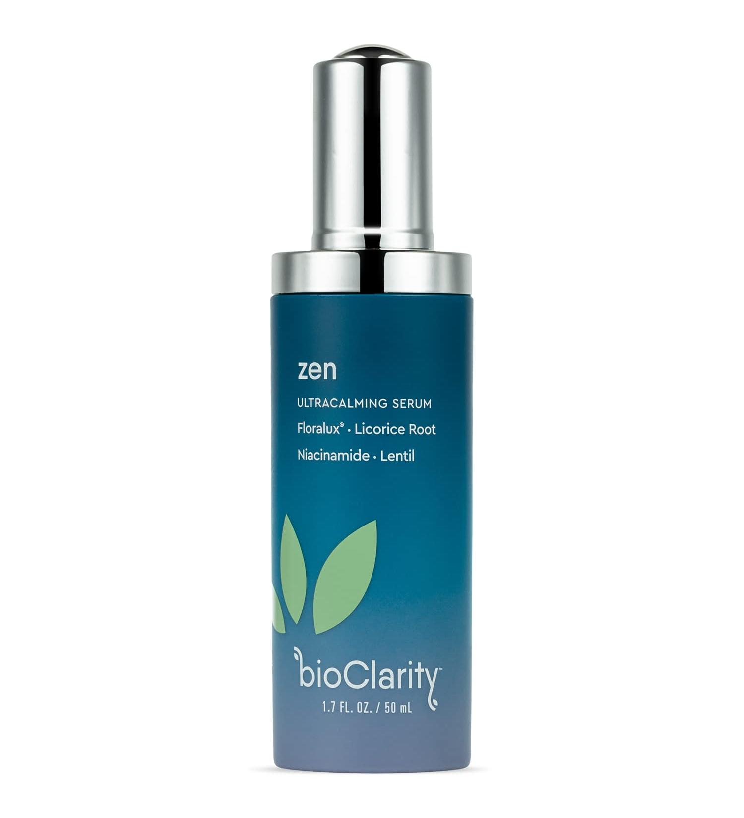 BioClarity Zen Ultra-Calming Serum | Ultracalming Serum for Redness-Prone Skin | 100% Vegan | Calm Soothe and Soften Face | Contains Floralux Naturally made from Chlorophyll | 1.7 fl. oz. 1.70 Fl Oz (Pack of 1) - Buy Online on GoSupps.com