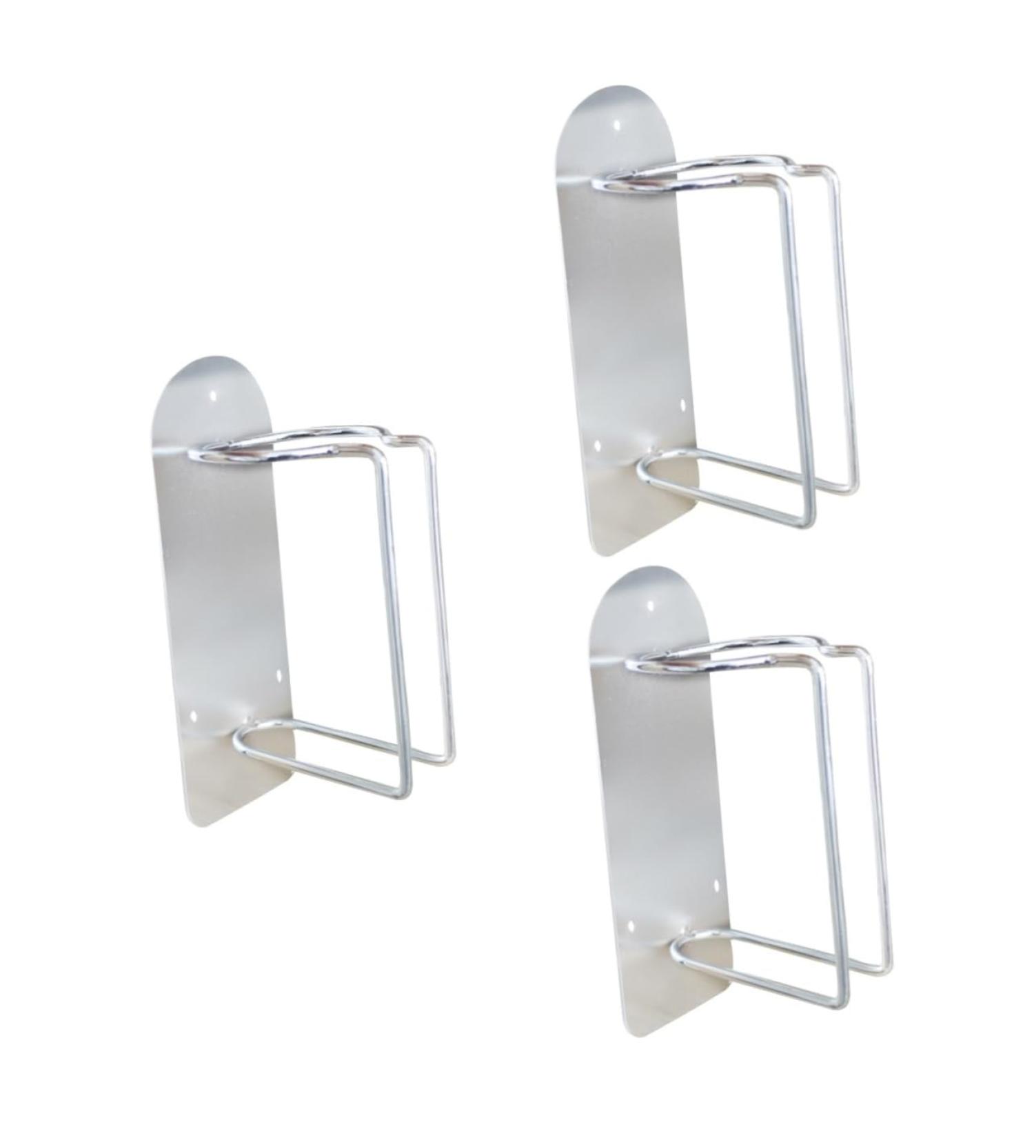 NOLITOY 3 Pcs Hair Cutter Holder Hairdressing Tool Holder Wall Blow Dryer Holder Hair Dryer Stand 15x5.5cmx3pcs Silverx3pcs - Buy Online on GoSupps.com