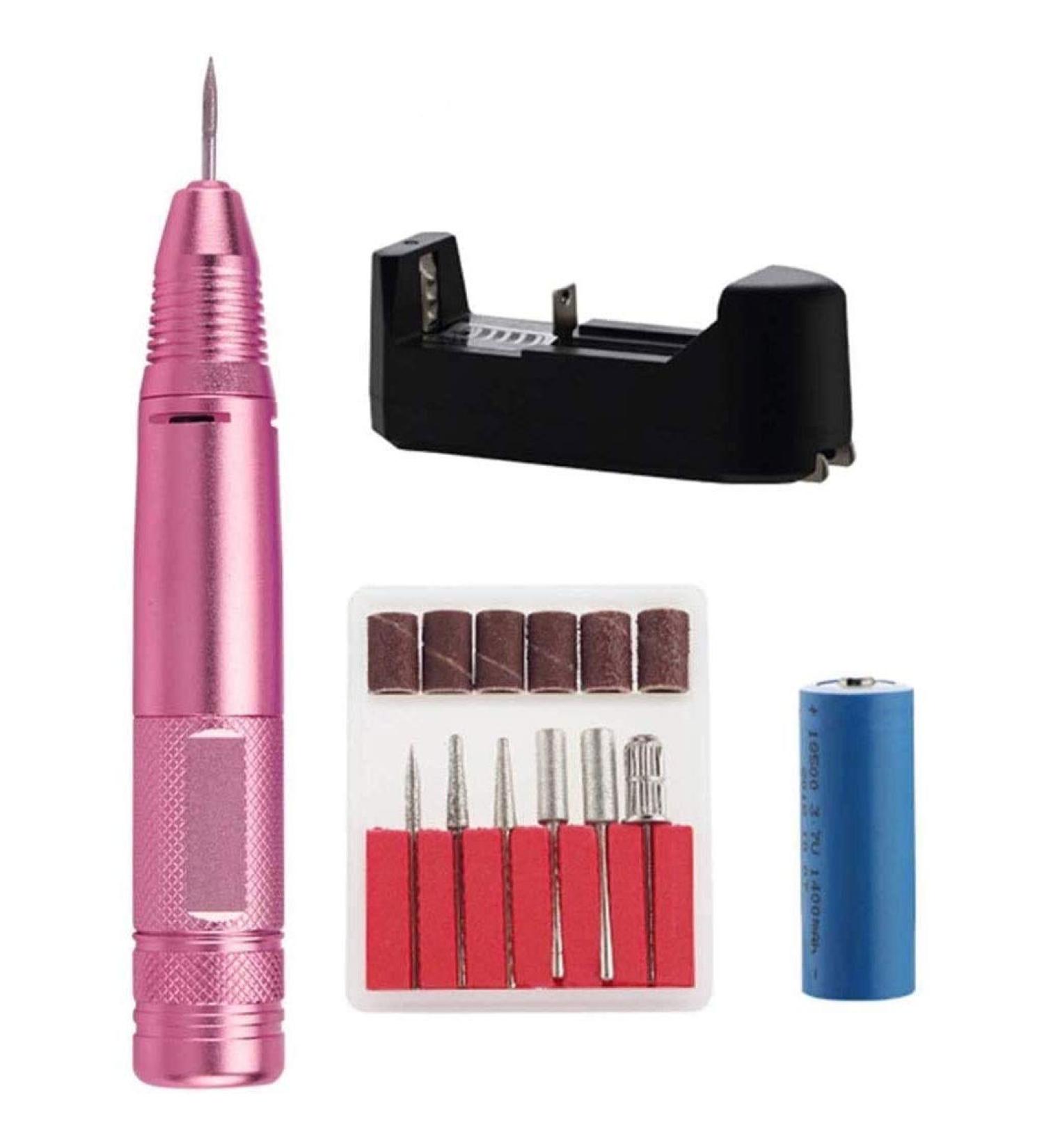 Portable Electric Nail Drill Compact Efile Electrical Professional Nail File Kit for Acrylic Gel Nails for Acrylic Nails Poly Gel Nail Art Salon Use or Home use - Buy Online on GoSupps.com