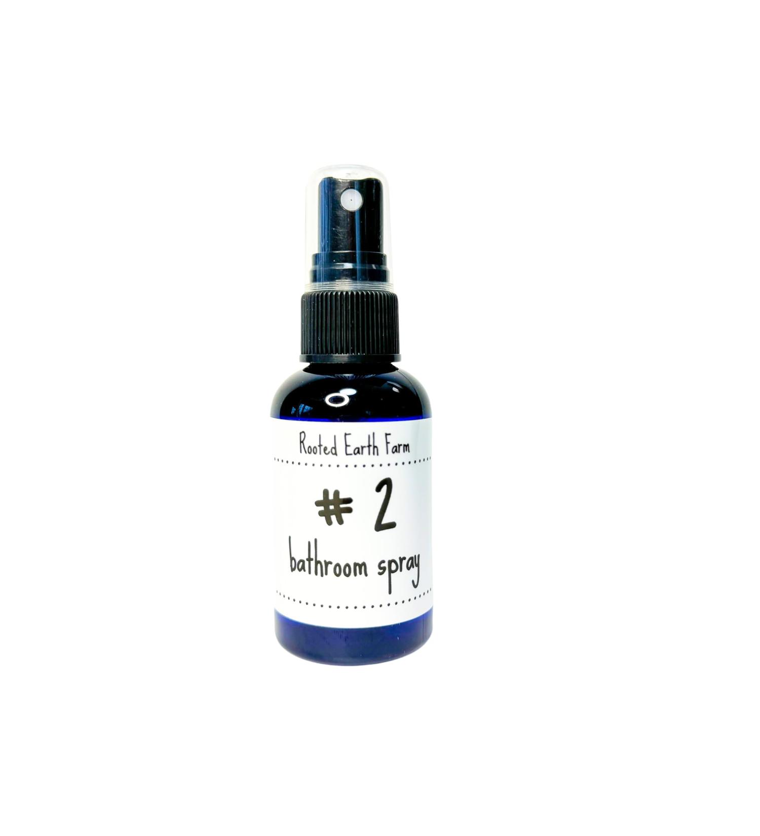 Number 2 Bathroom Mist - 2 fl oz - Essential Oil Toilet Spray - Pre Poop - Before You Go - Air Freshener - Buy Online on GoSupps.com