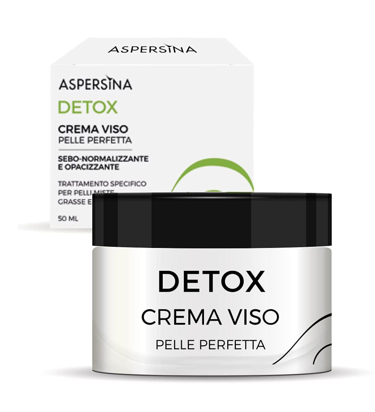Pharmalife Research srl Aspersina Detox facial cream perfect ebonormalizing and matte skin 50 ml