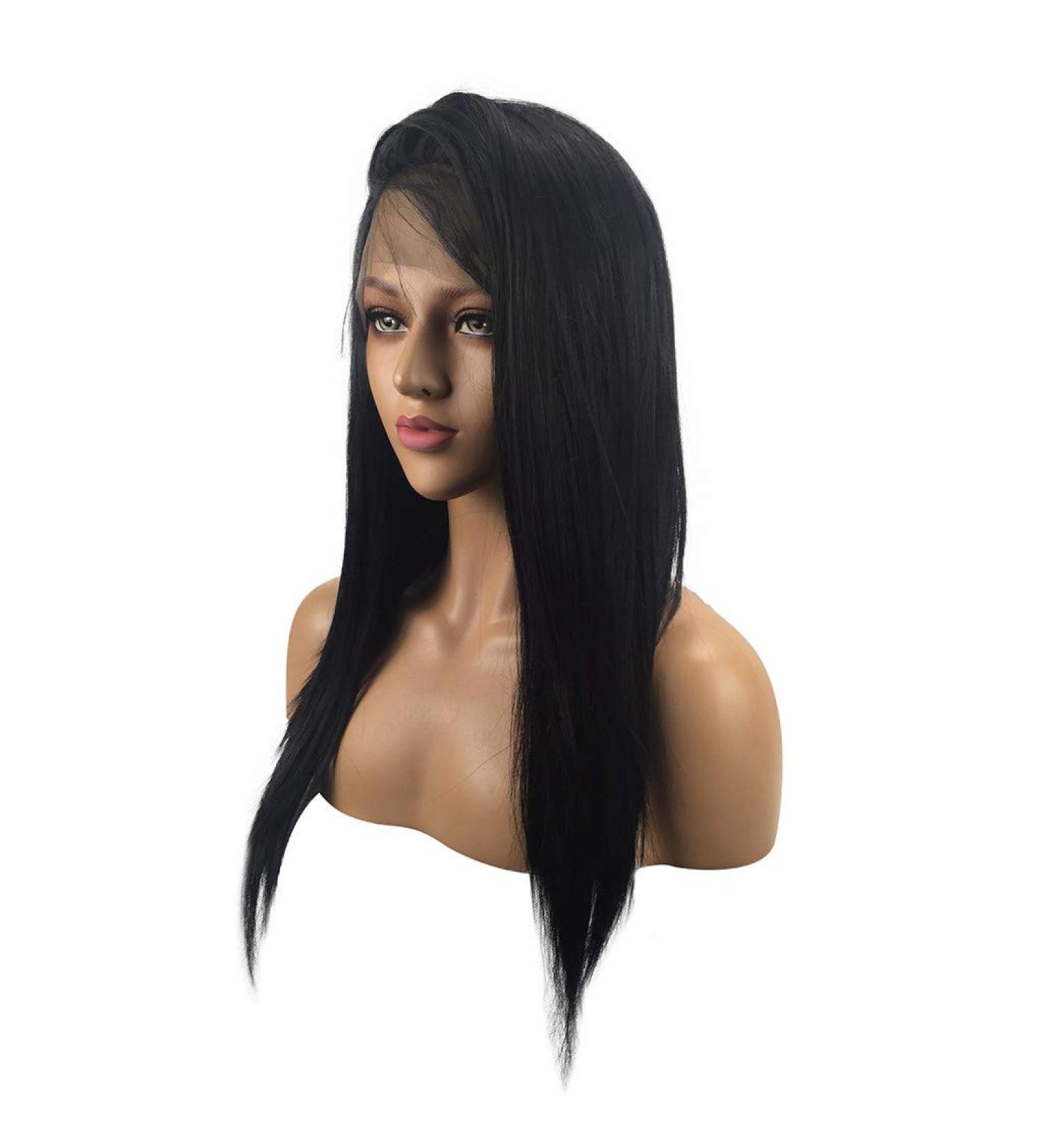 Shop Long Black Curly Straight Wig for Women - Brazilian 50s 60s 70s 80s Party Hair - International Shipping Available - Buy Online on GoSupps.com