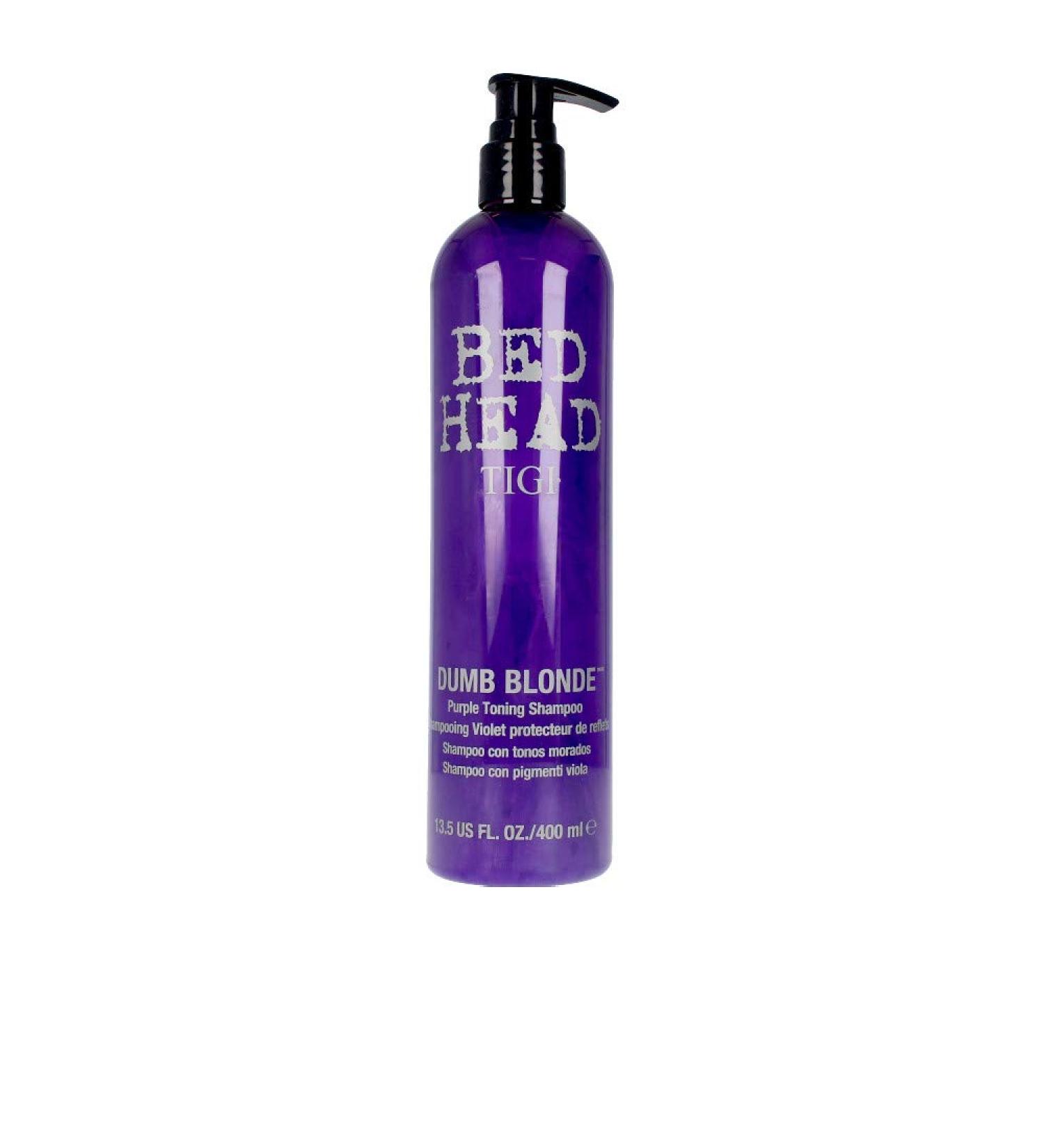 Tigi Bed Head Dumb Blonde Purple Toning Shampoo - 400ml/13.5oz 13.53 Fl Oz (Pack of 1)