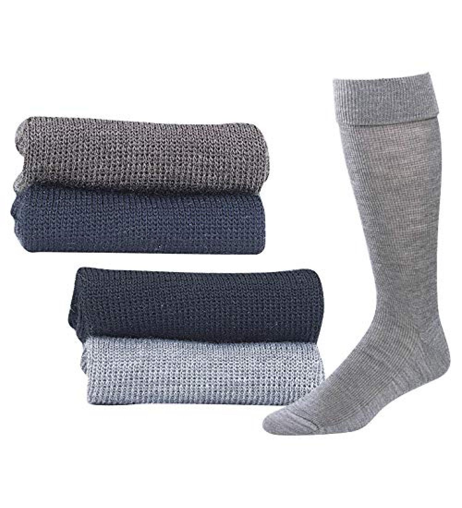 NORDPOL Support Knee Socks for Women & Men | Made in Germany | Size 45-47 | Black - Buy Now - Buy Online on GoSupps.com