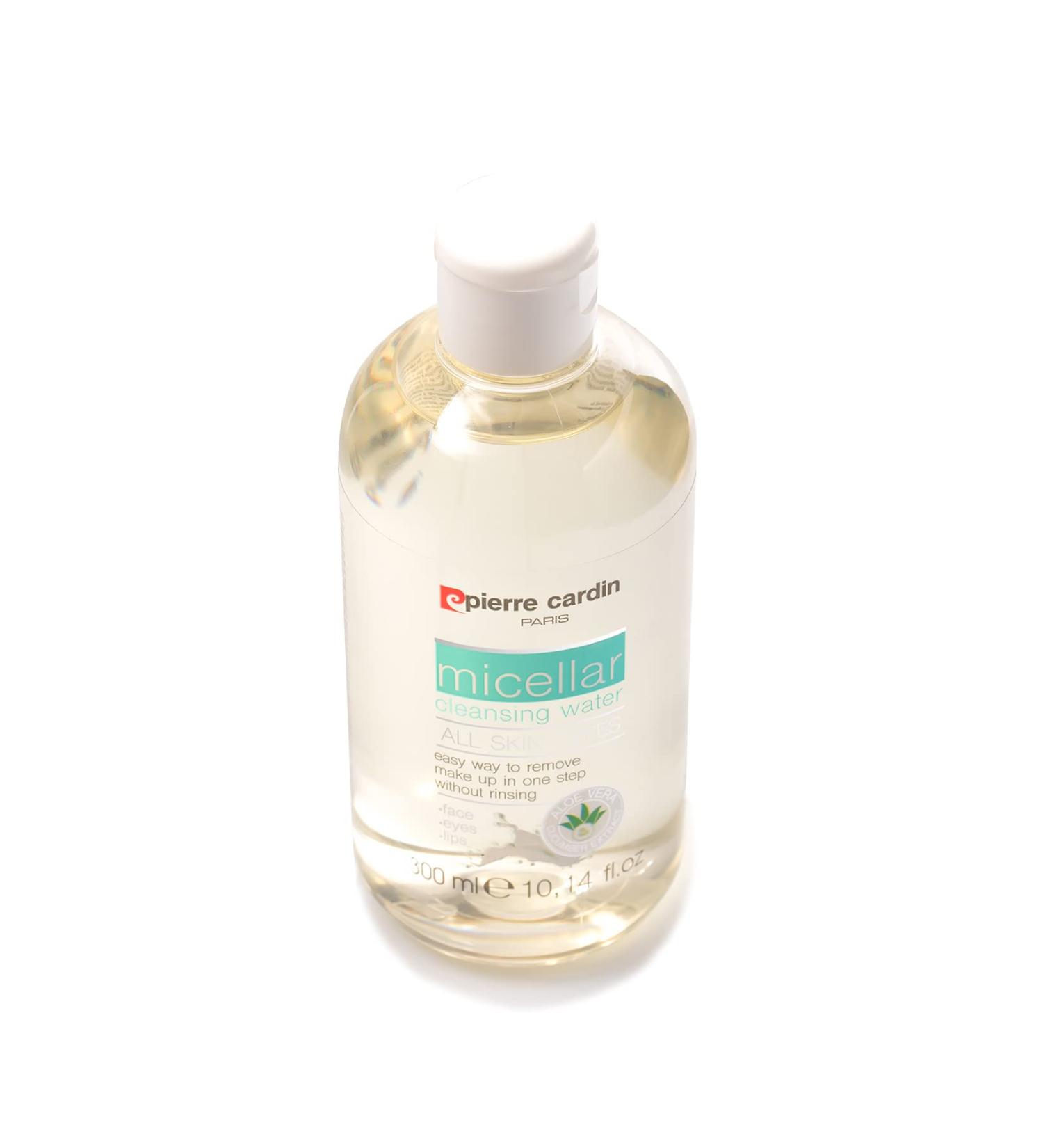 Pierre Cardin Paris Micellar Face Milk Makeup Remover Cleansing Water - Make up Cleaner (10.15 oz. / 300 ml) 1 Count (Pack of 1) - Buy Online on GoSupps.com