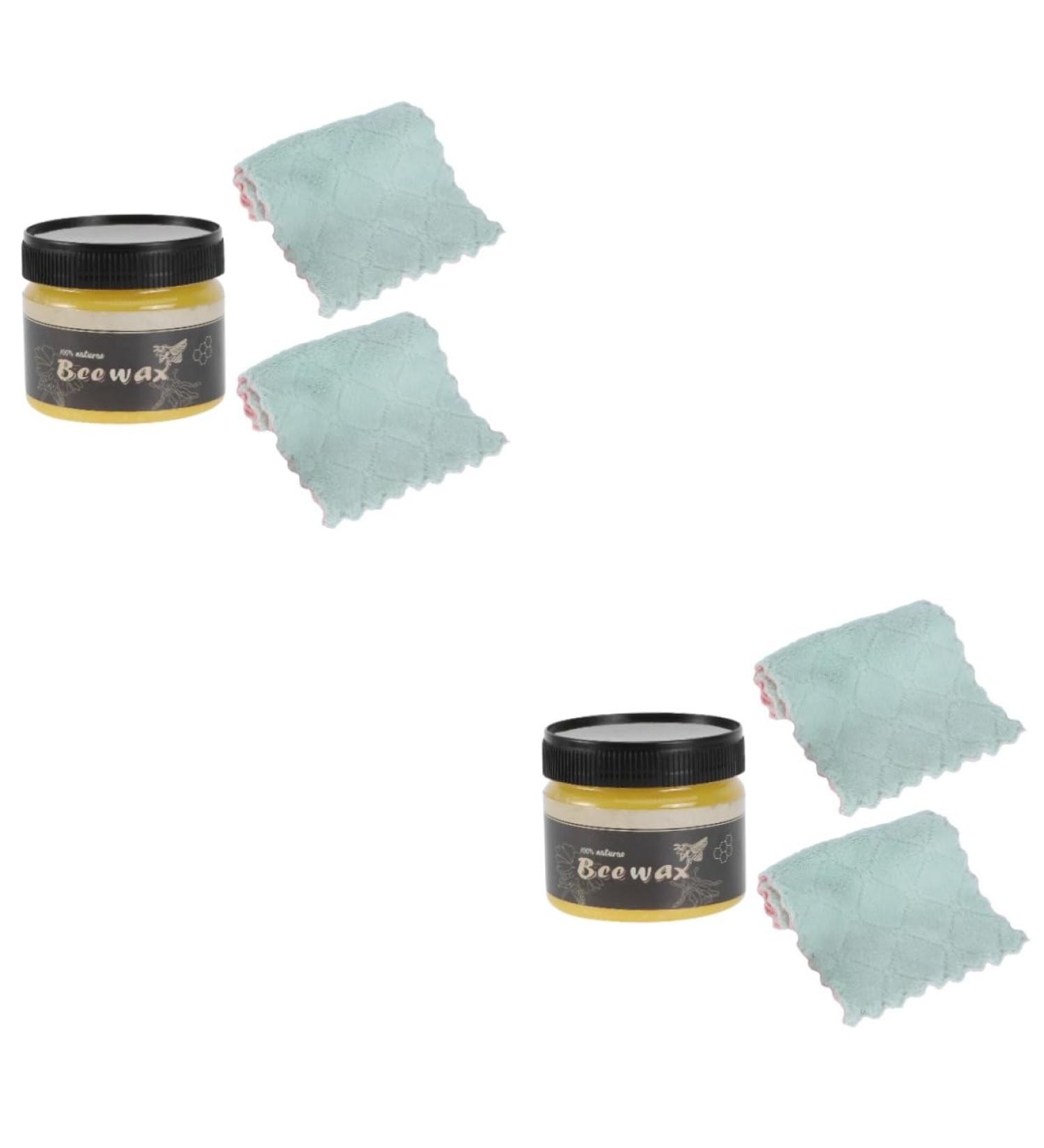 VILLCASE 2pcs Beeswax Wood Seasoning Wax - Natural Polishing Wax for Wood Care - 0.04oz Yellow | International Shipping Available - Buy Online on GoSupps.com