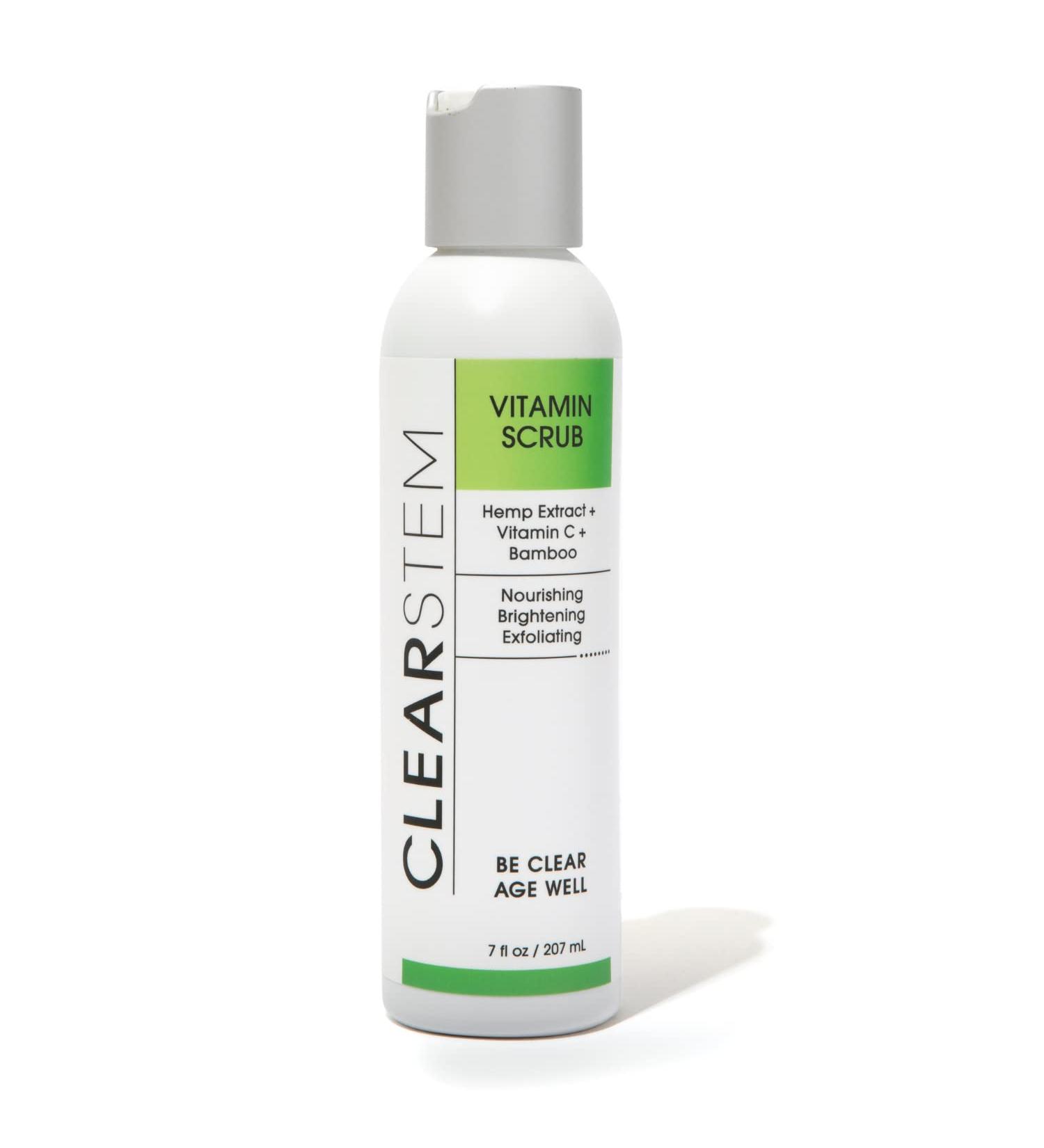Clearstem VitaminScrub | Antioxidant Infused Exfoliating Scrub with Vitamin C | 7 oz | Face & Body Scrub - Buy Online on GoSupps.com