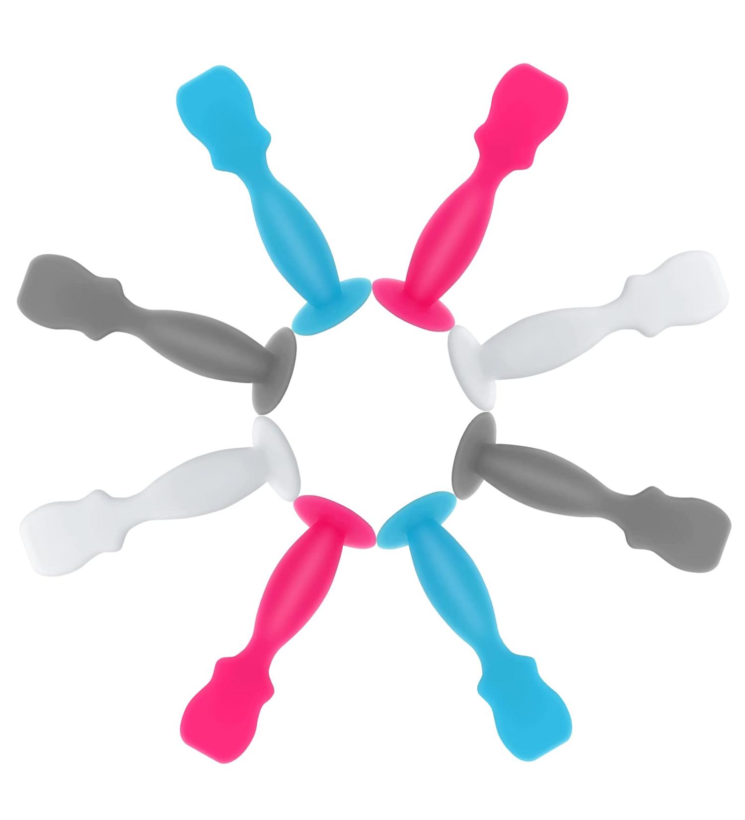 Leewoth 8 Pcs Baby Diaper Cream Spatula Set - Soft Silicone Rash Cream Applicators for Newborns - Buy Online on GoSupps.com
