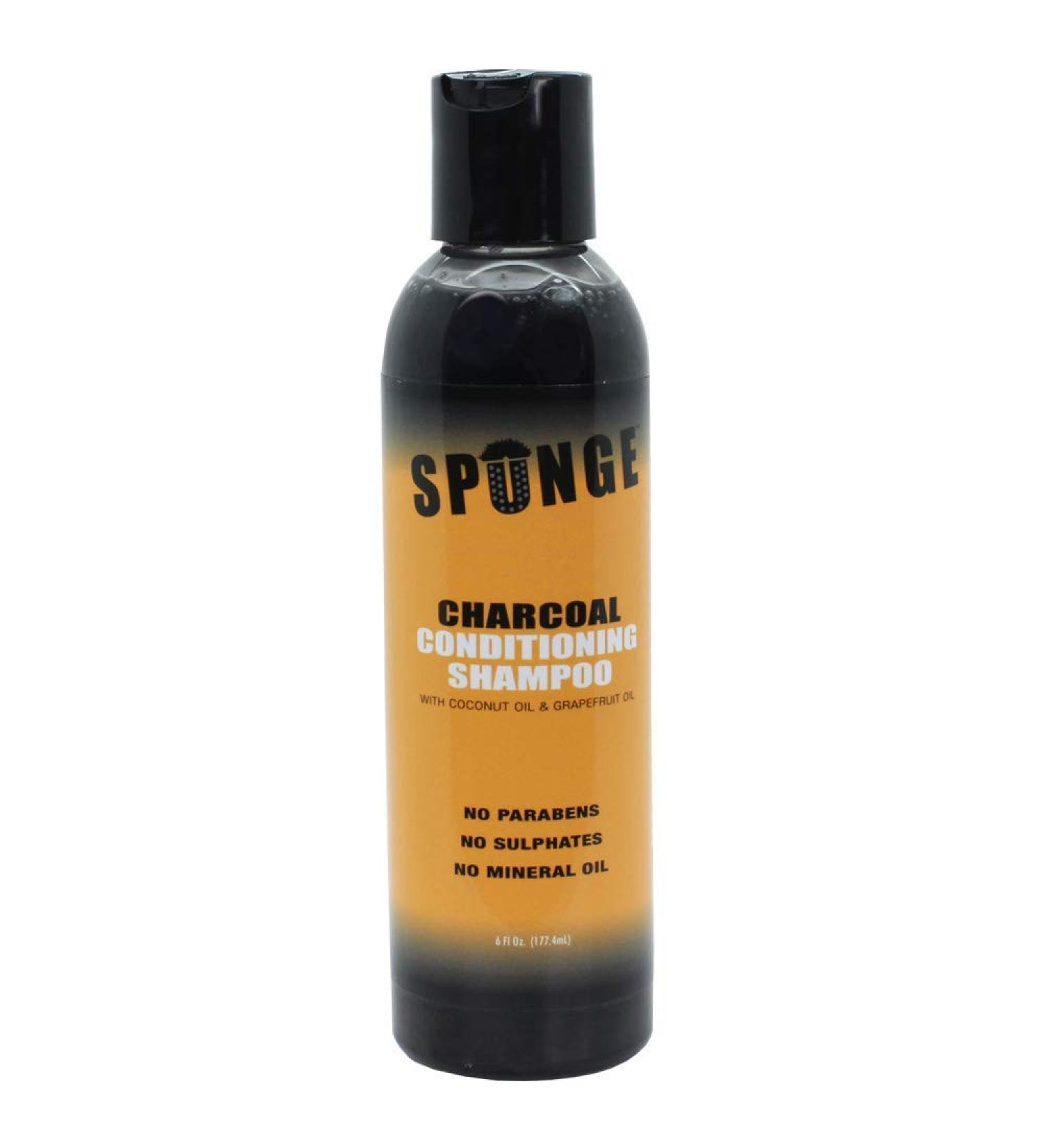 SPUNGE Barber Beauty Salon Charcoal Conditioning Shampoo 6oz HP-SPU6085