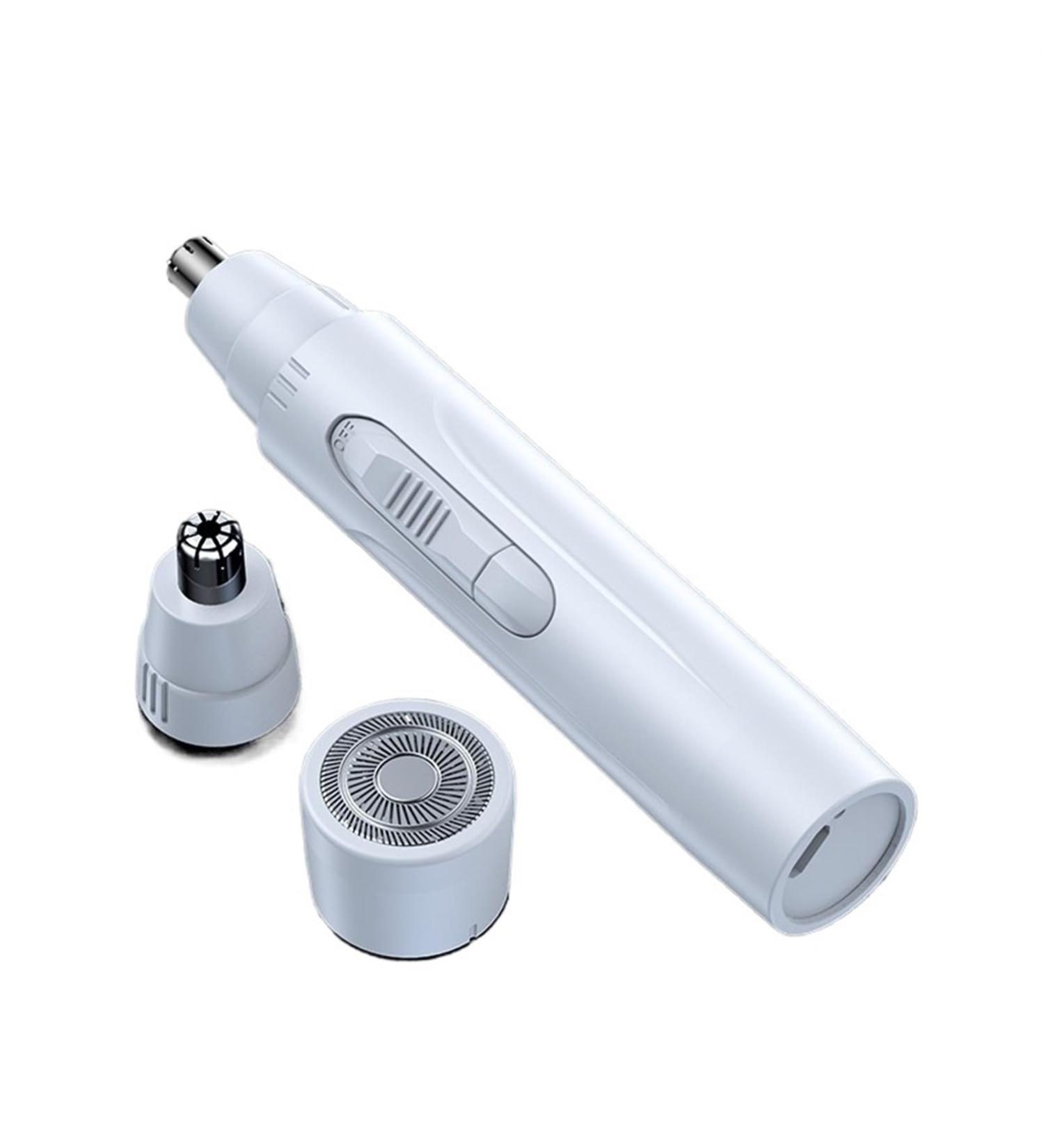 Electric Ear & Nose Hair Trimmer - 7 000 RPM Rechargeable Wet/Dry Stainless Steel Blades - Precision Grooming Tool (White - Buy Online on GoSupps.com