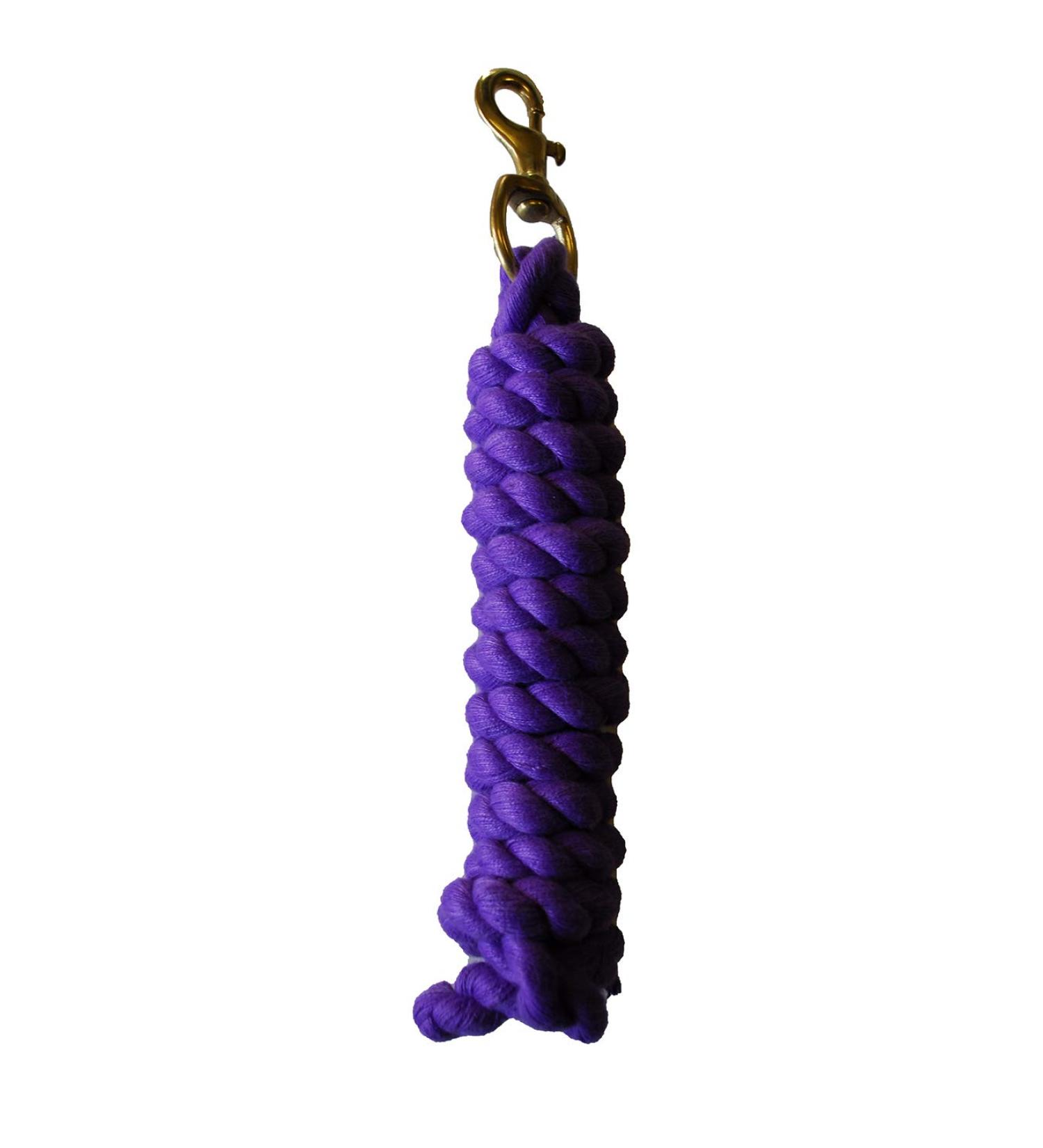 Rhinegold Plain Lead Rope Purple One Size