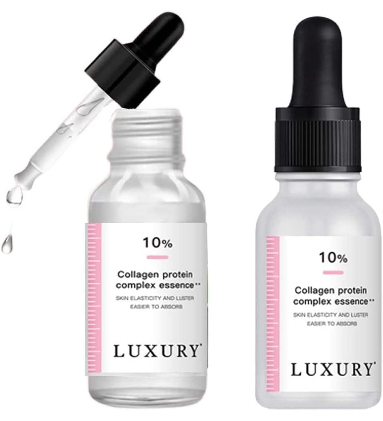Sheep Placenta Collagen Serum Blemish Skin Corrector Serum Luxury Collagen Protein Complex Essence Triple Action Blemish Collagen Protein Complex Essence Skin Elasticity and Luster (2PCS) - Buy Online on GoSupps.com
